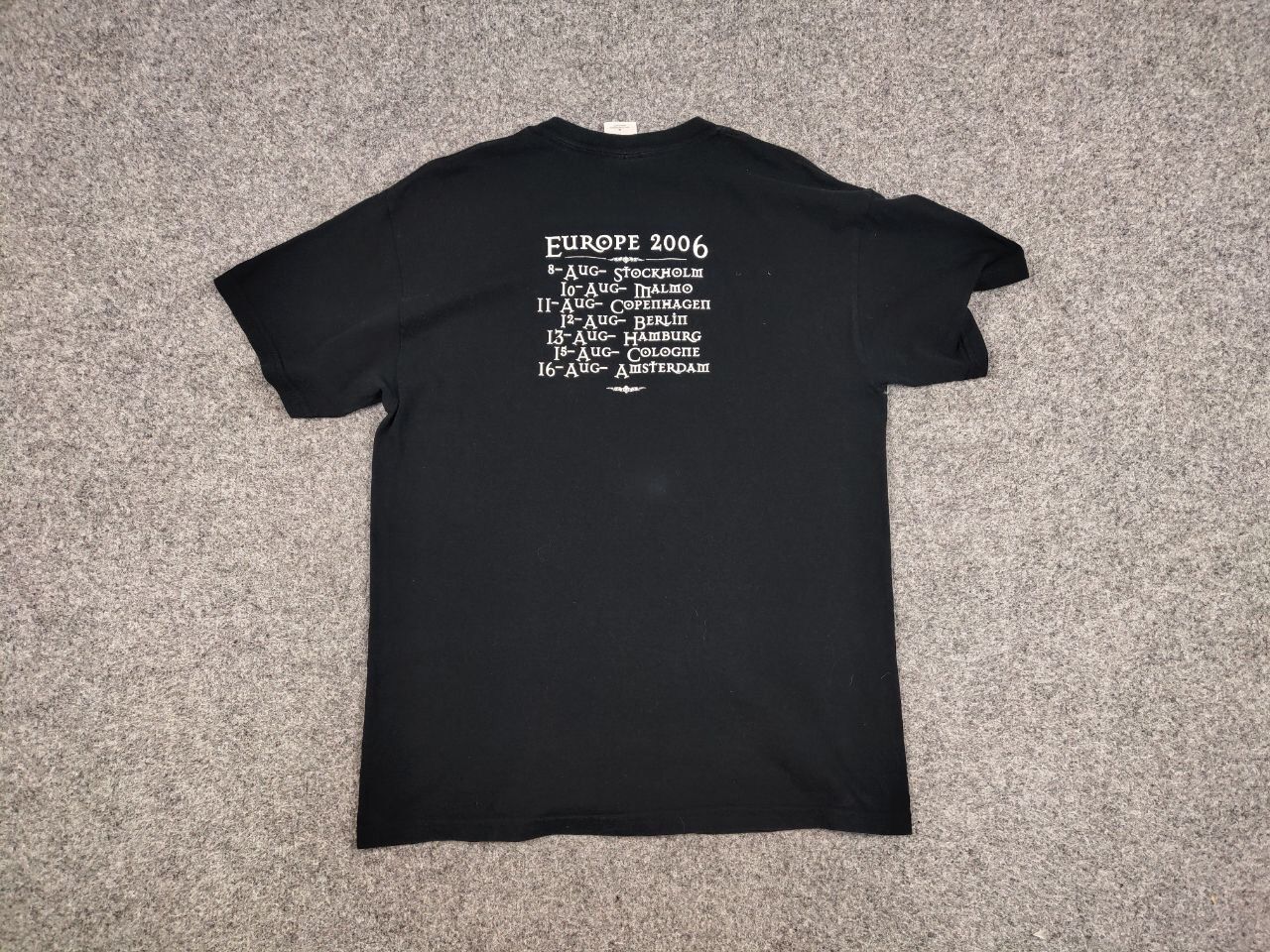 Vintage Viking Skull Vintage T - Shirt Born In Hell Europe 2006 Tee Size US M / EU 48-50 / 2 - 12 Thumbnail