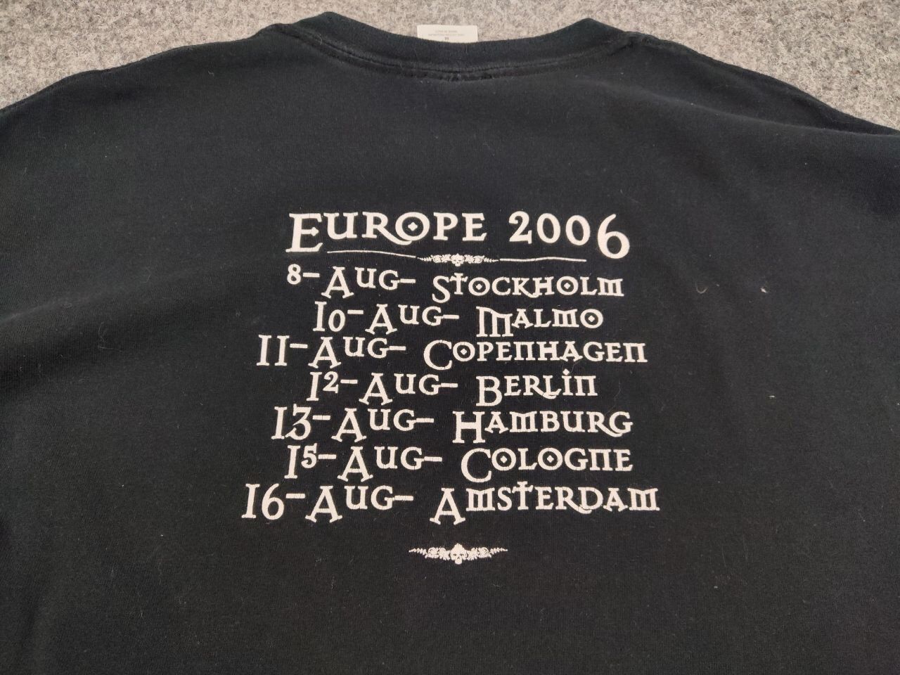 Vintage Viking Skull Vintage T - Shirt Born In Hell Europe 2006 Tee Size US M / EU 48-50 / 2 - 13 Thumbnail
