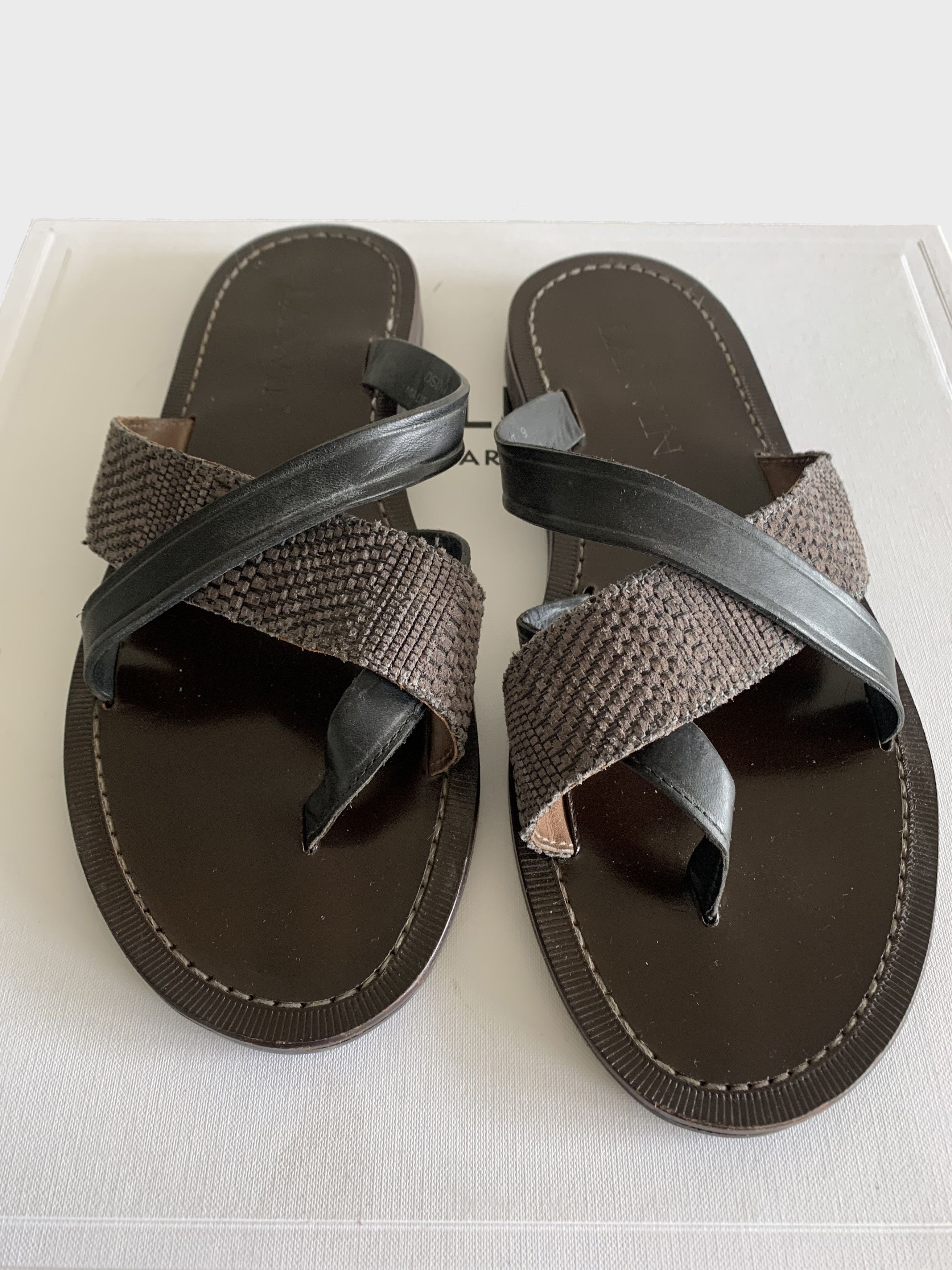 Lanvin Lanvin multi strap espresso leather sandals 42 9 Size US 9 / EU 42 - 3 Thumbnail