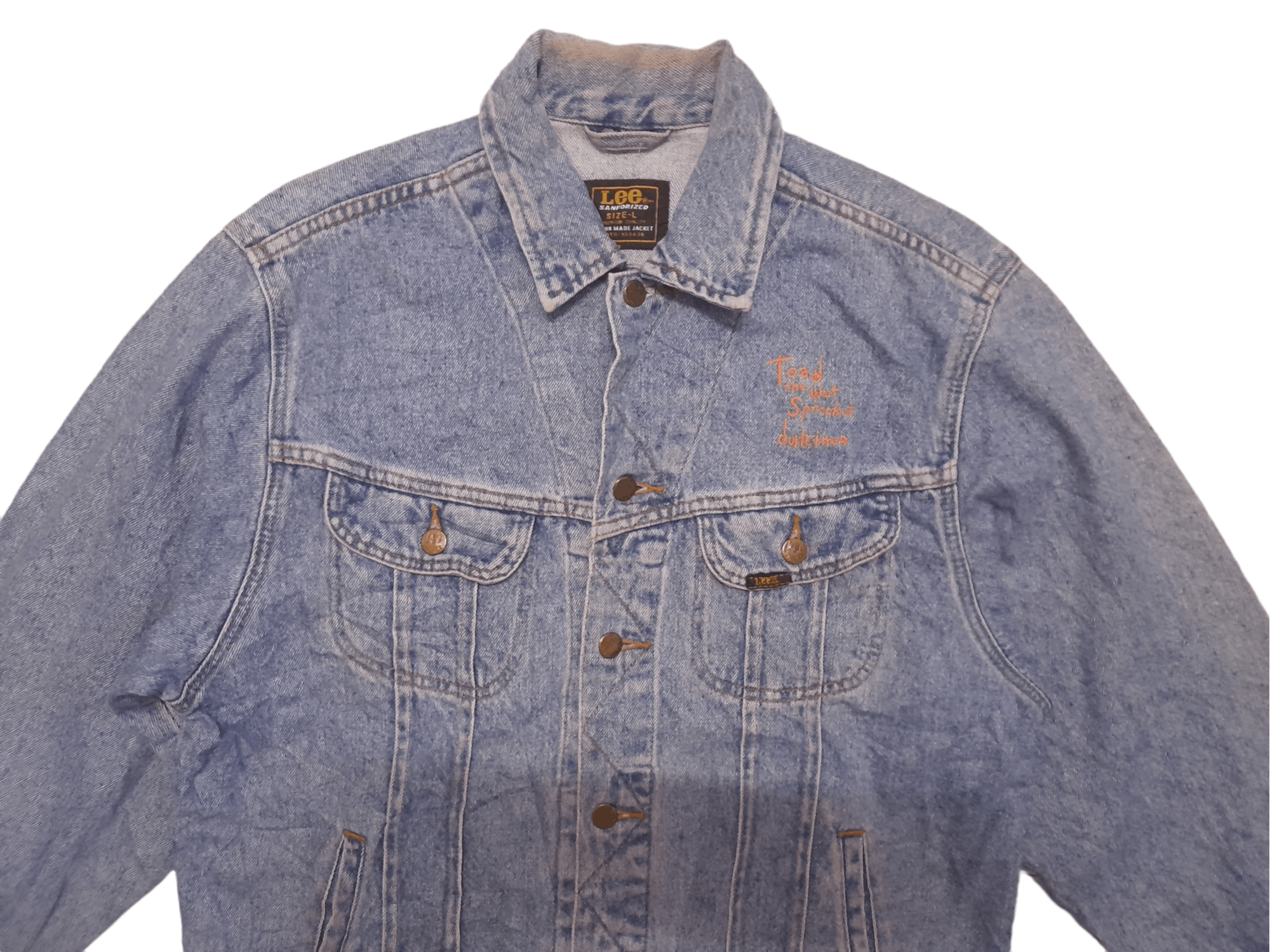 Band Tees × Lee 90s LEE Riders X Toad The Wet Sprocket Denim Jacket (E63) Size US M / EU 48-50 / 2 - 2 Thumbnail