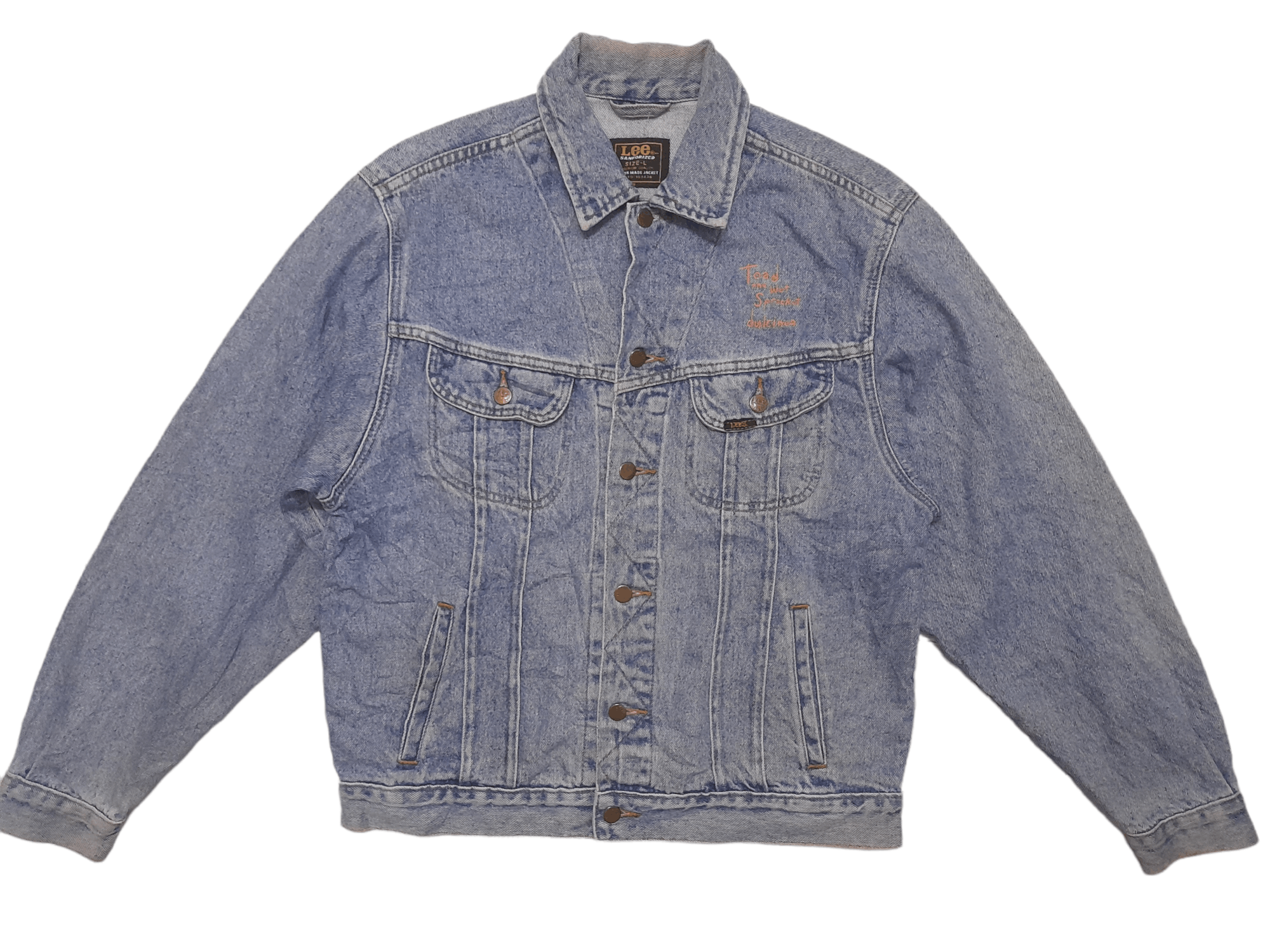 Band Tees × Lee 90s LEE Riders X Toad The Wet Sprocket Denim Jacket (E63) Size US M / EU 48-50 / 2 - 1 Thumbnail