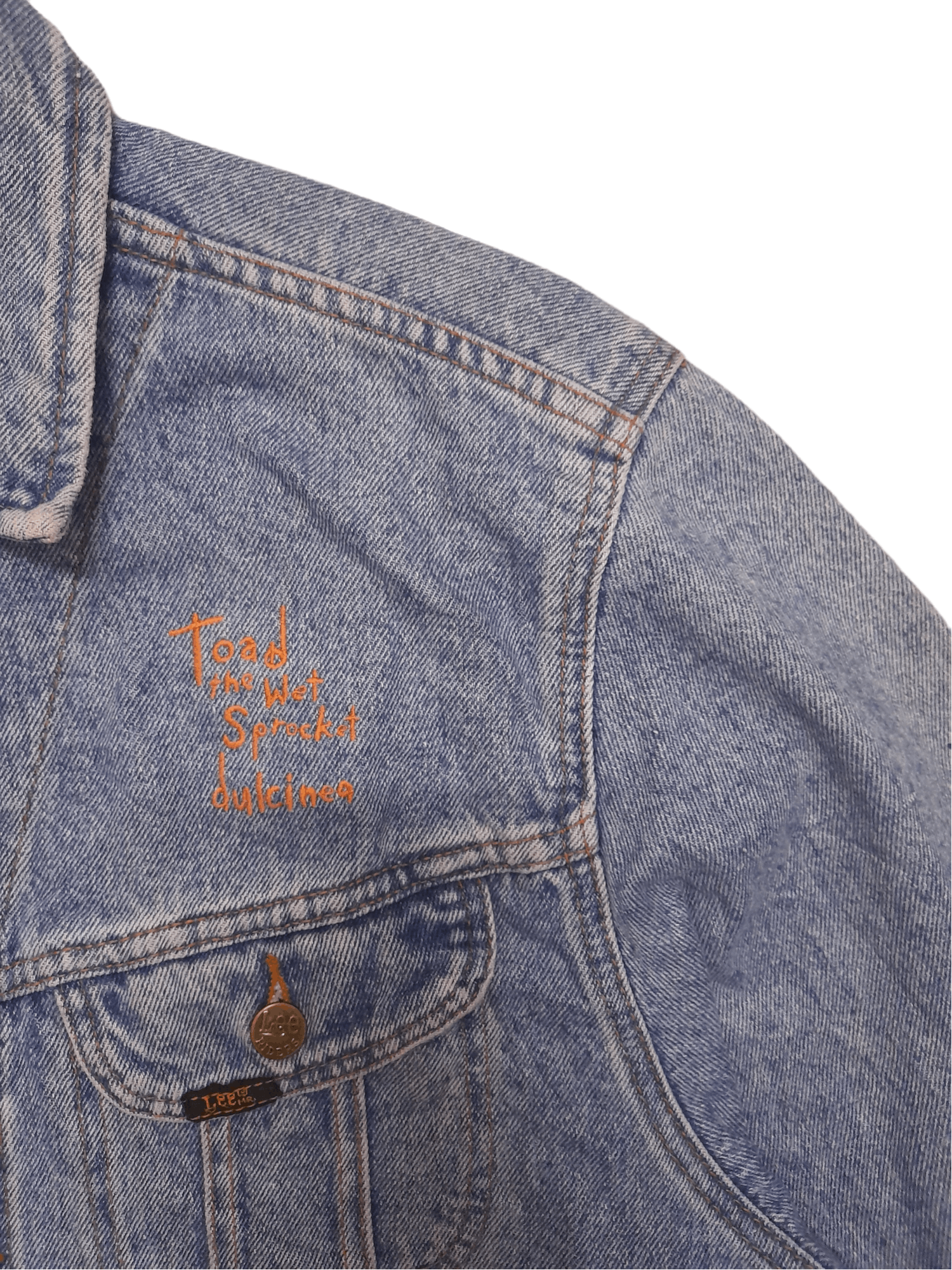 Band Tees × Lee 90s LEE Riders X Toad The Wet Sprocket Denim Jacket (E63) Size US M / EU 48-50 / 2 - 3 Thumbnail