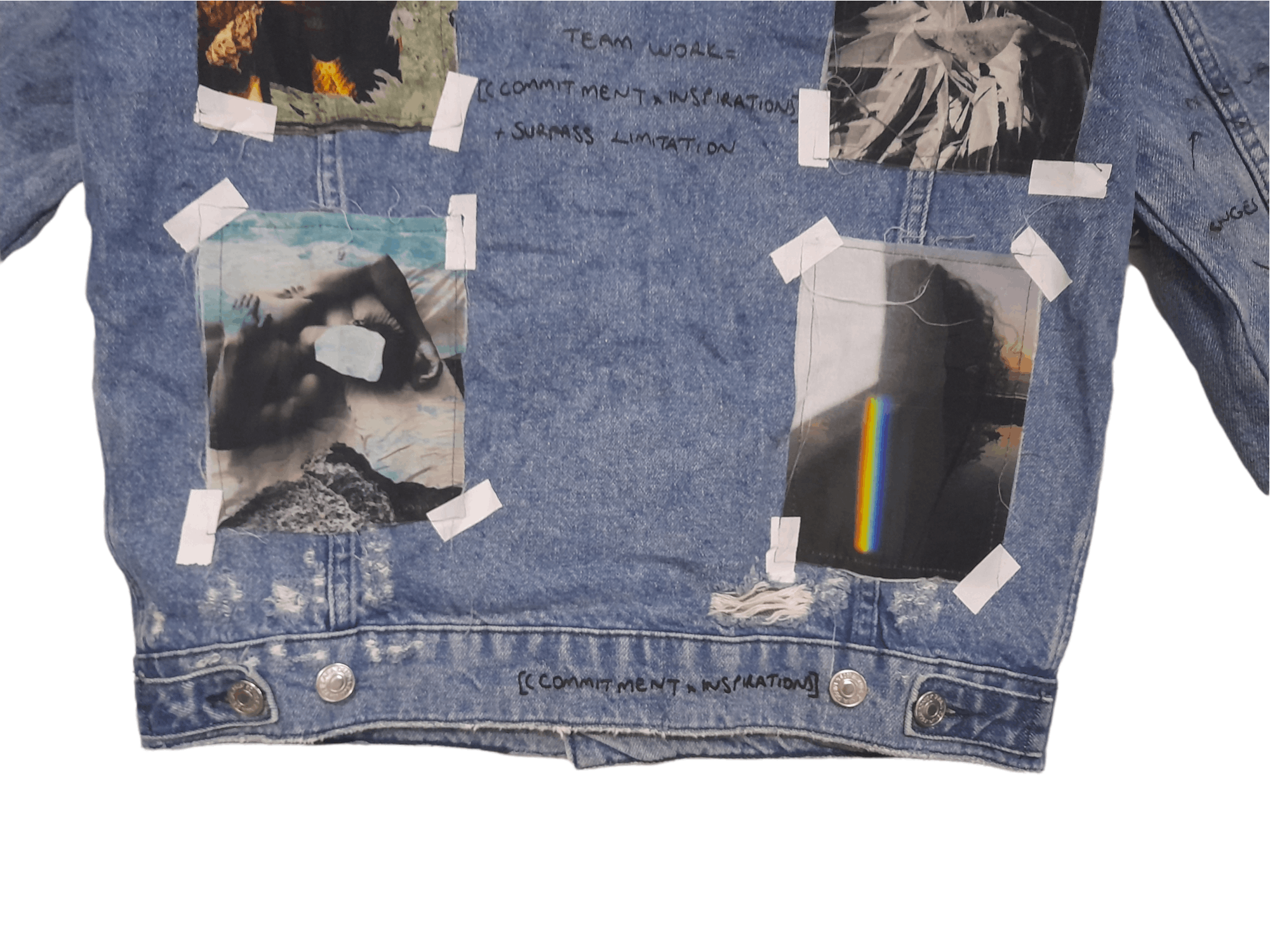 Zara Zara Distressed Denim Jacket (E64) Size US M / EU 48-50 / 2 - 7 Thumbnail