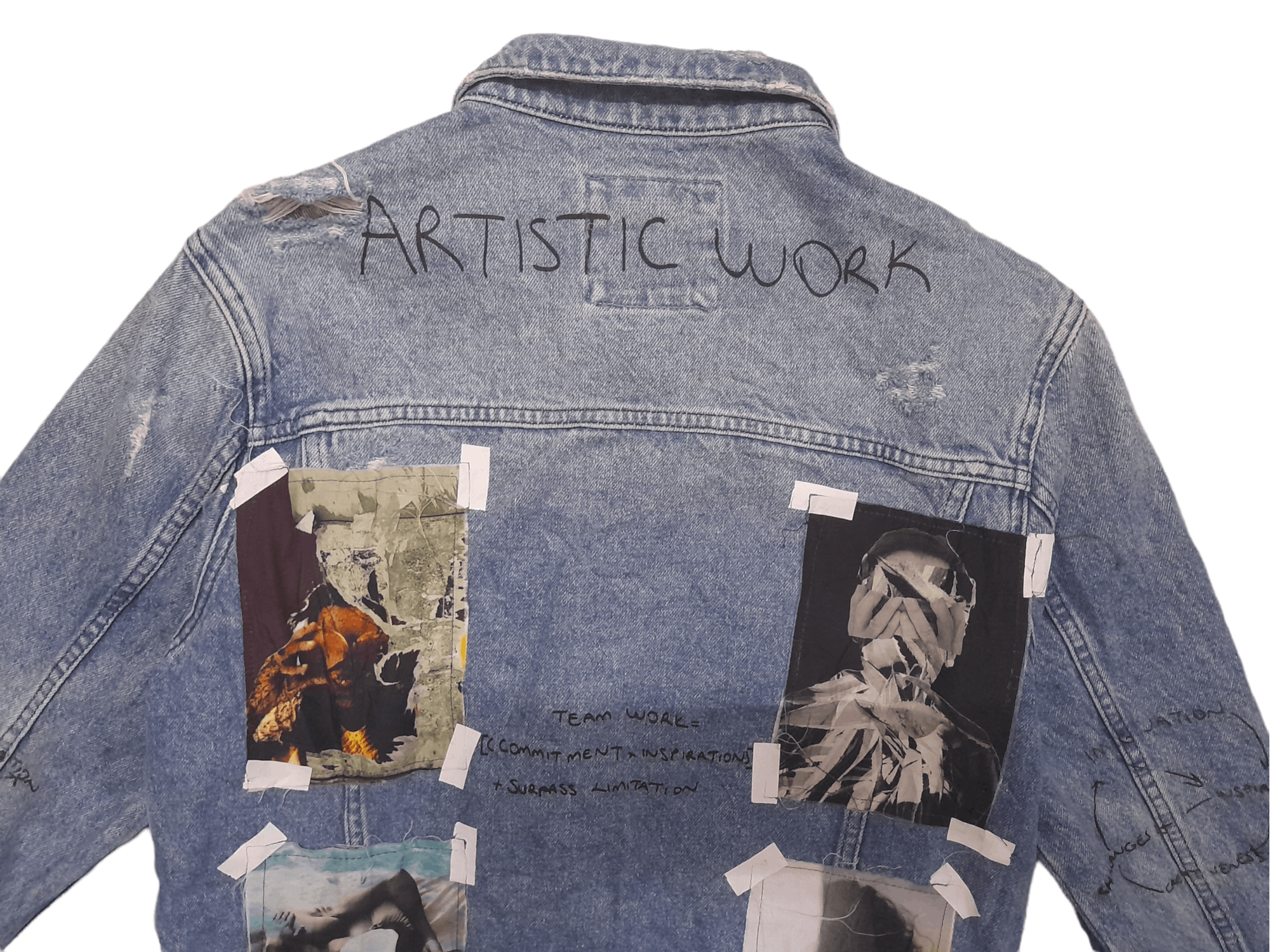 Zara Zara Distressed Denim Jacket (E64) Size US M / EU 48-50 / 2 - 8 Thumbnail