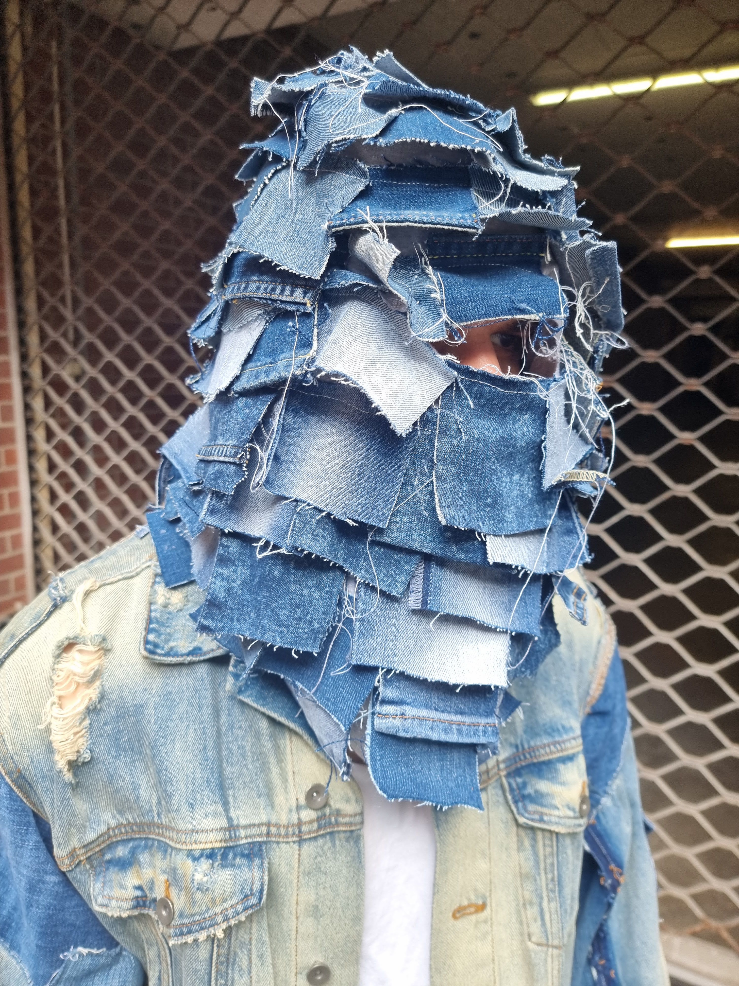 Handmade Handmade denim mask Balaclava | Grailed