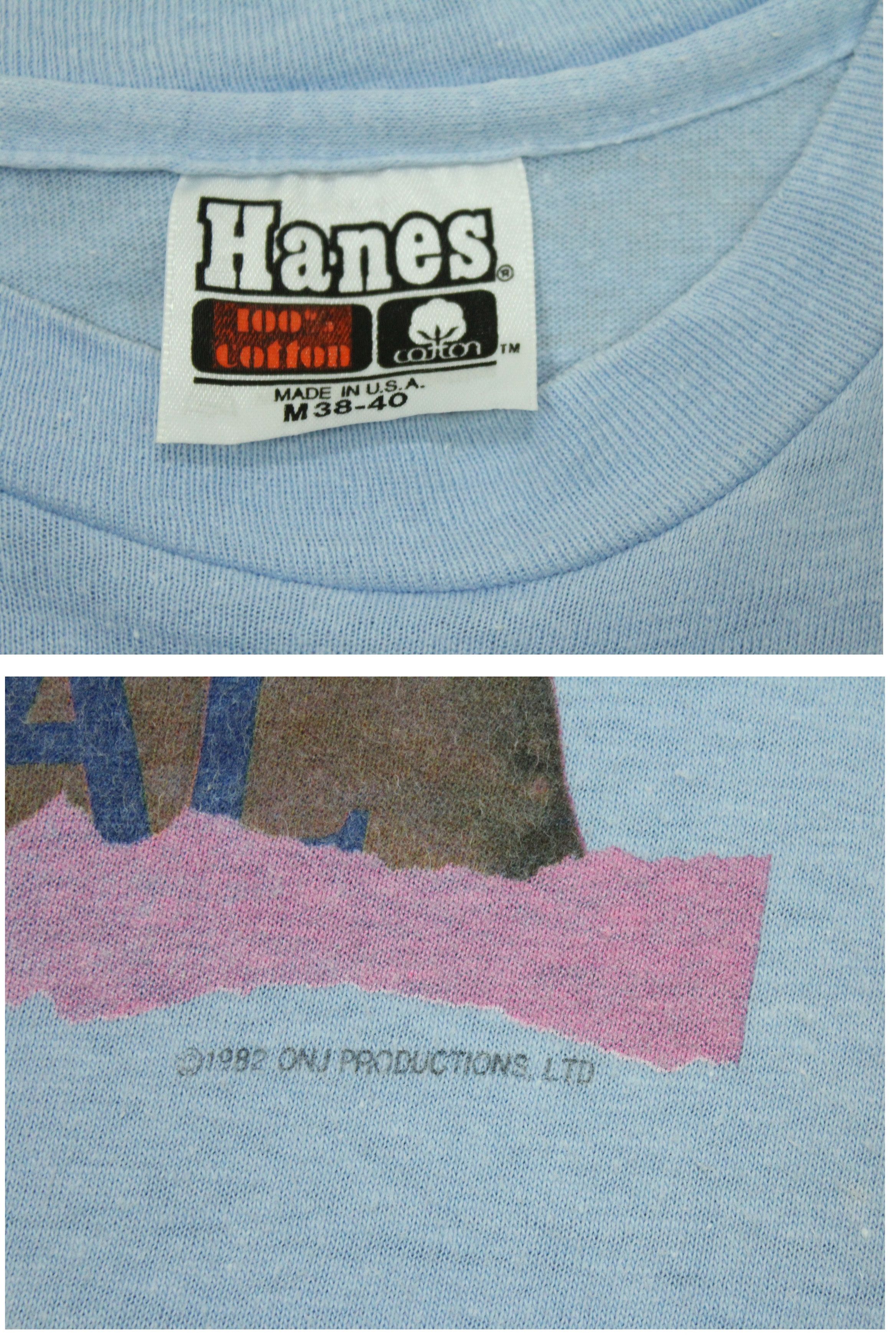 Band Tees × Vintage Vintage 80s OLIVIA NEWTON JOHN T Shirt Tour 82 PHYSICAL Size US M / EU 48-50 / 2 - 4 Thumbnail