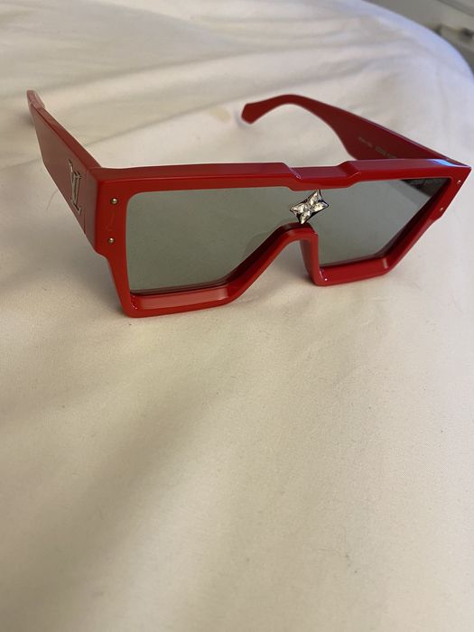 Louis Vuitton Red Cyclone Sunglasses