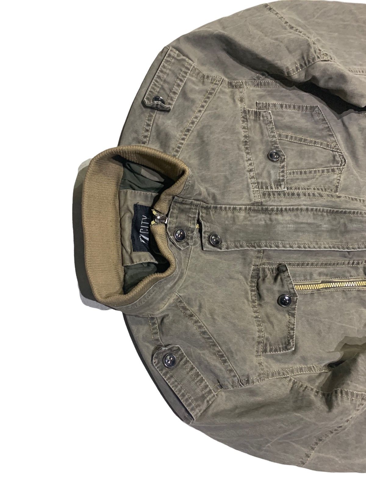 Japanese Brand 77 City Tactical Faded Brown Jacket Size US XS / EU 42 / 0 - 4 Thumbnail