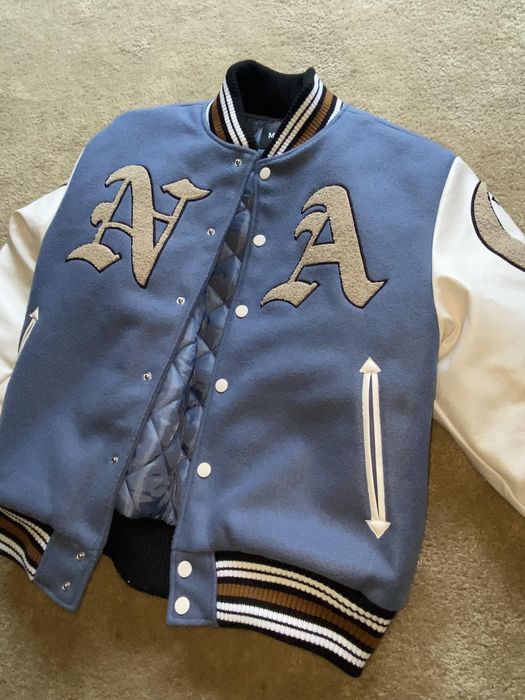 Menace GOD WILLING VARSITY JACKET Grailed