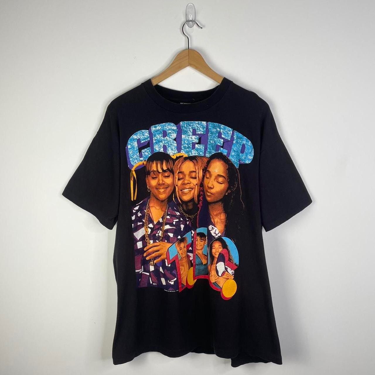 Rap Tees × Vintage Vintage TLC Rap Tee Creep 90s Crazy Sexy Rap Tees × Vintage Vintage TLC Rap Tee Creep 90s Crazy Sexy