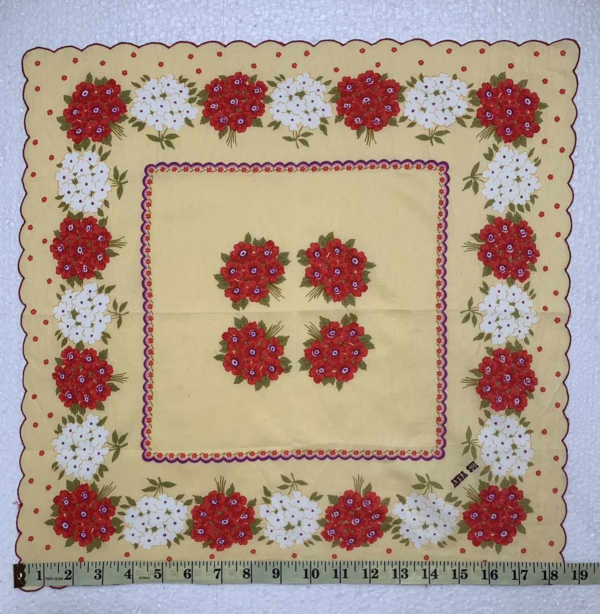 Anna Sui Vintage Anna Sui Handkerchief /Neckerchief /Bandana Size ONE SIZE - 6 Thumbnail