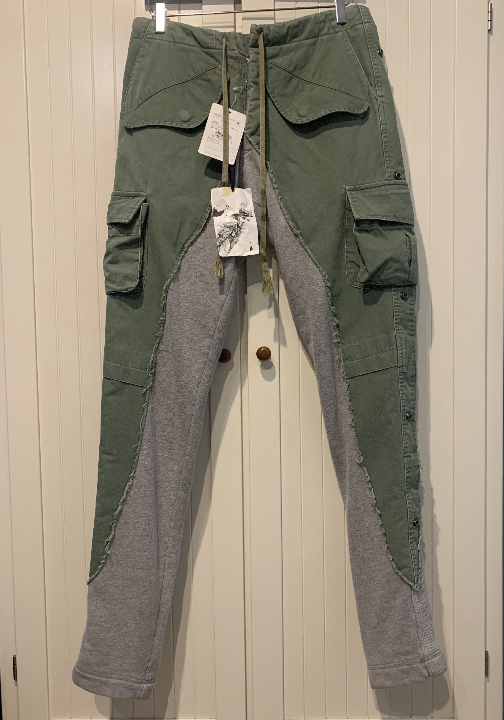 Greg Lauren FINAL DROP / SS'19 Pant 50/50 Army Terry Long | Grailed