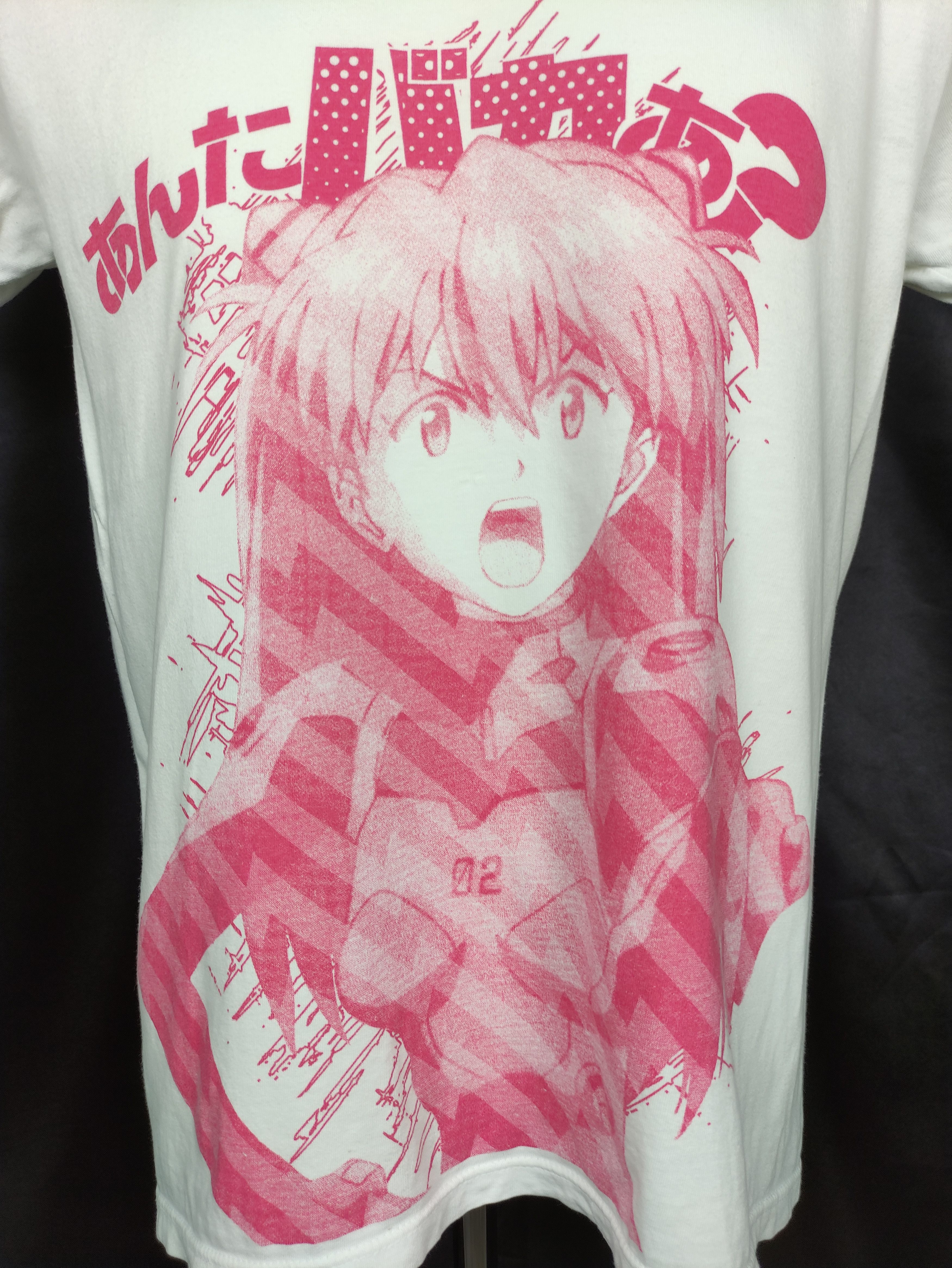 Anime × Cartoon Network × Japanese Brand Evangelion Asuka Langley Japanese Anime Shirt Size US M / EU 48-50 / 2 - 2 Thumbnail