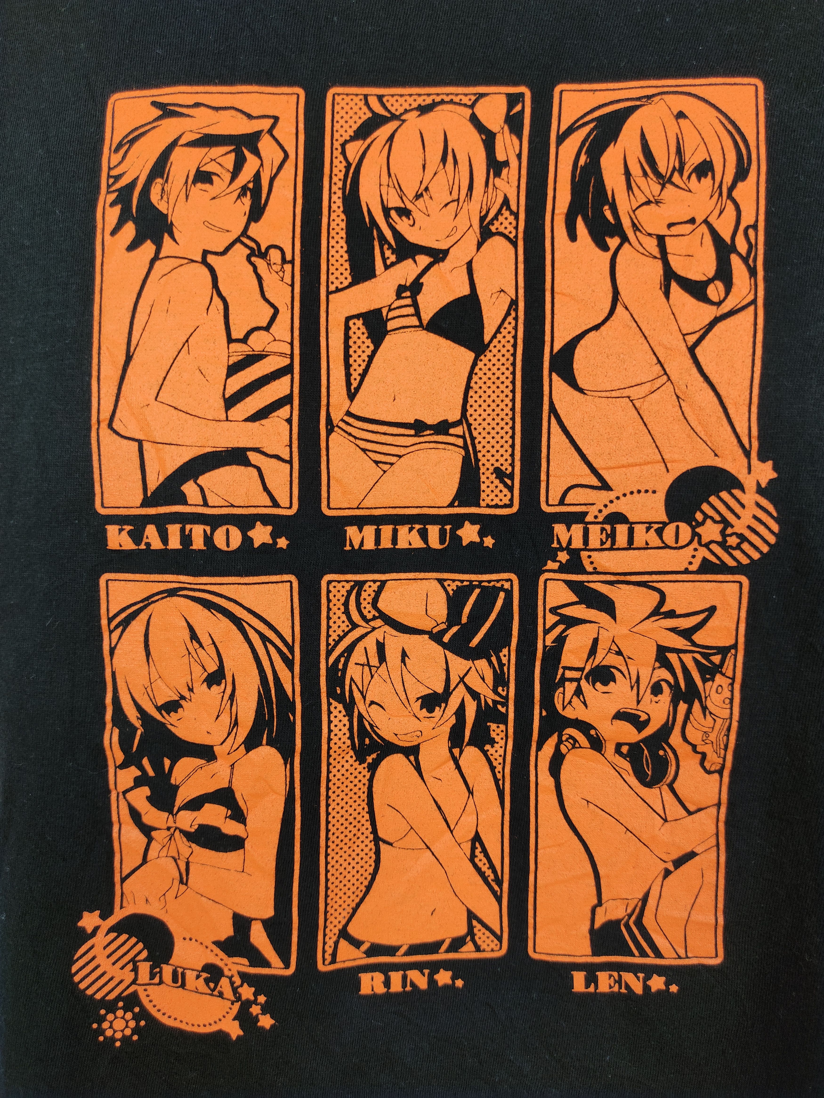 Anime × Cartoon Network × Japanese Brand Japanese Vocaloid Anime Hatsune Miku Group Shirt Size US L / EU 52-54 / 3 - 2 Thumbnail