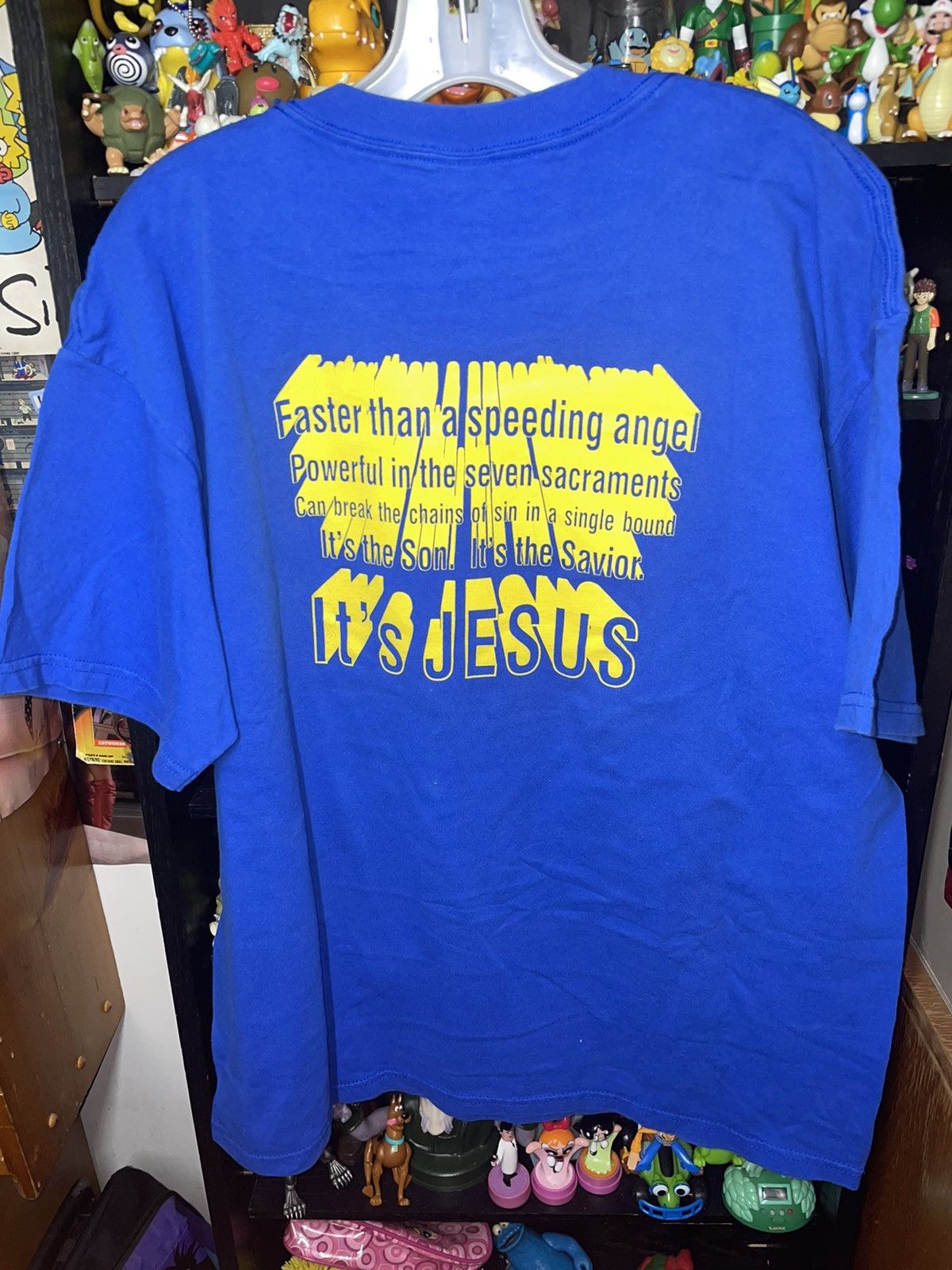 DC Comics × Vintage Vintage Jesus Superman Tee Christ Christian church Size US XL / EU 56 / 4 - 4 Thumbnail