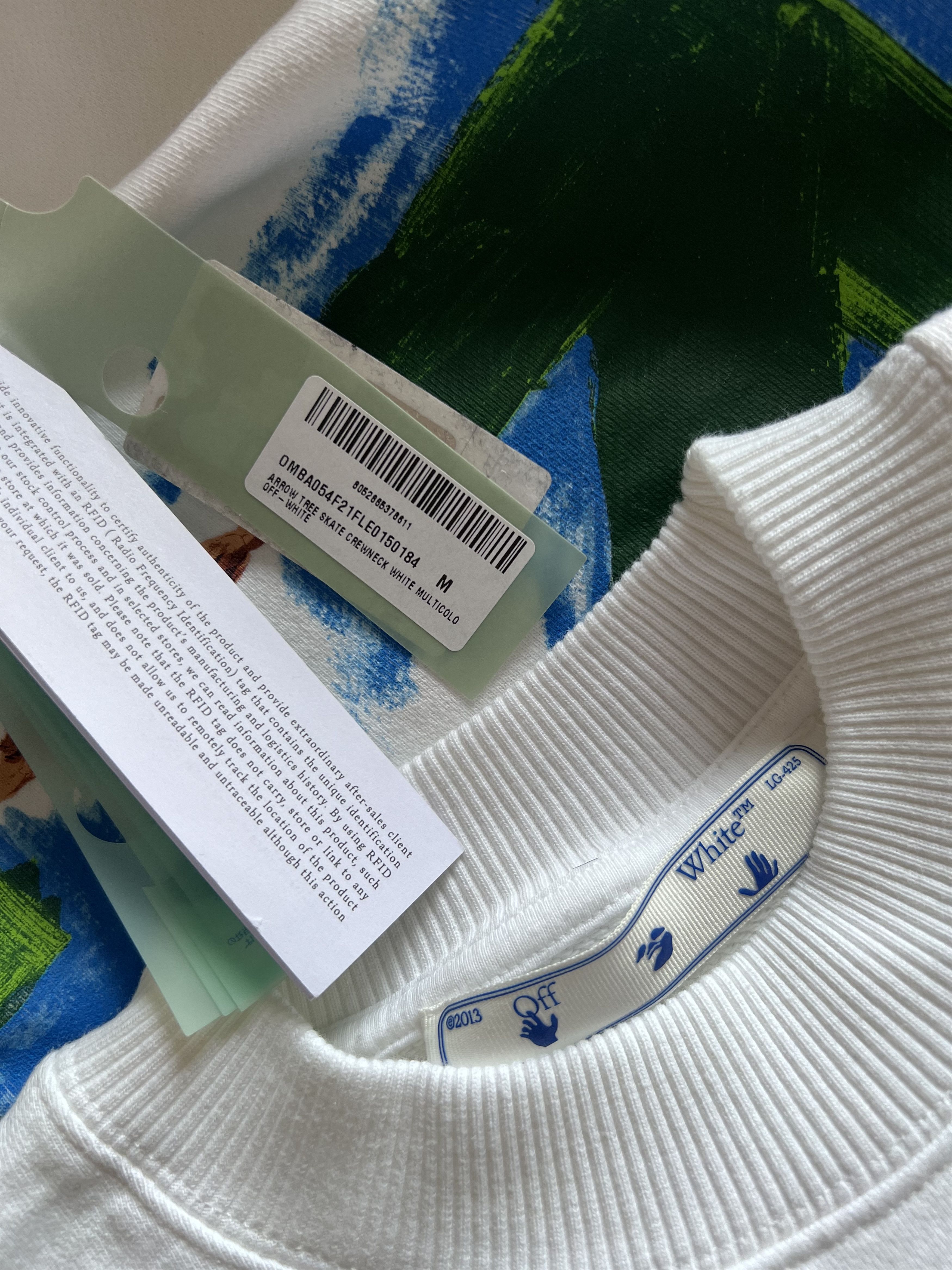 Off-White Off White Tree Arrow Crewneck Sweatshirt White Size US M / EU 48-50 / 2 - 6 Thumbnail