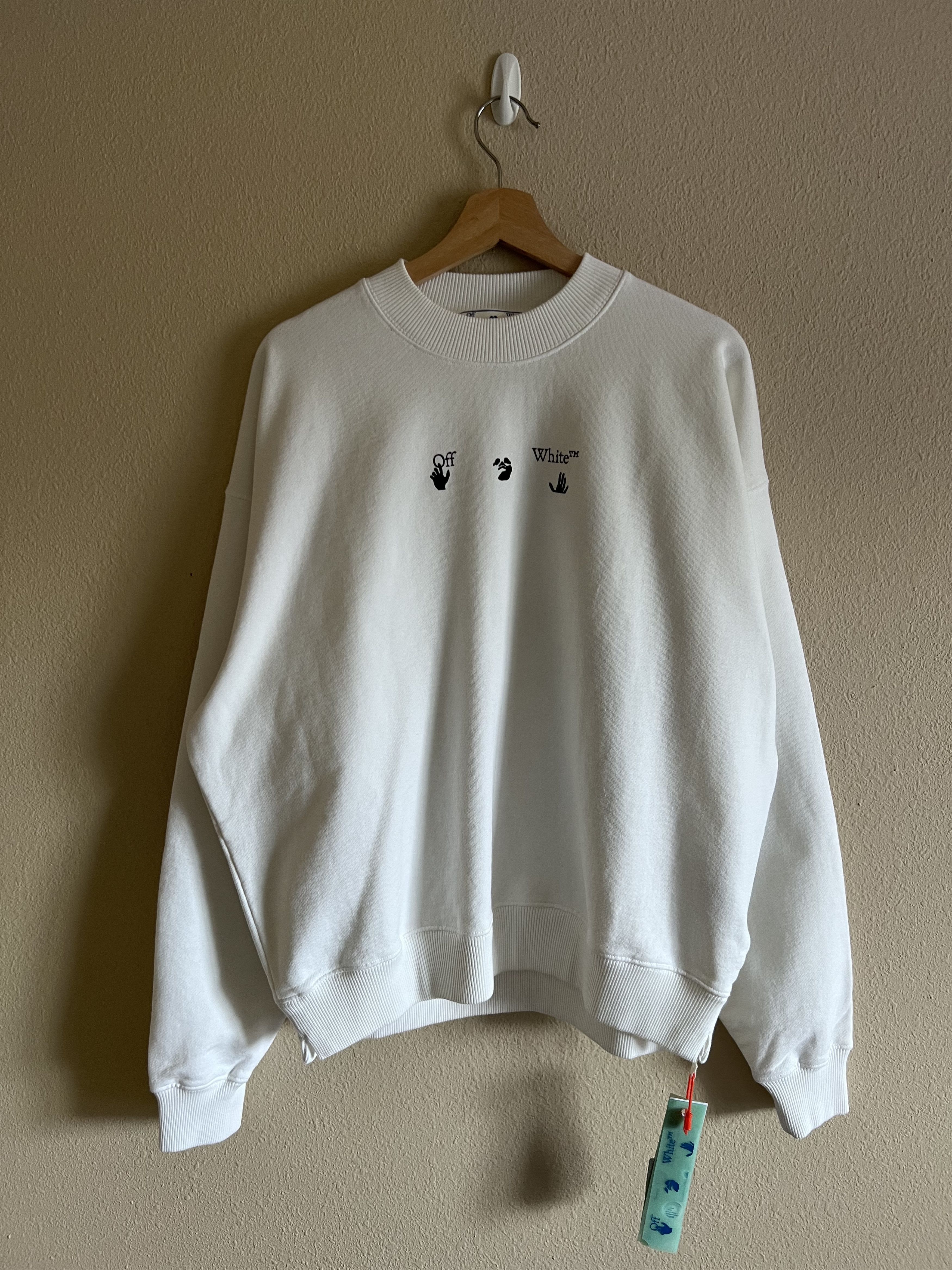 Off-White Off White Tree Arrow Crewneck Sweatshirt White Size US M / EU 48-50 / 2 - 4 Thumbnail
