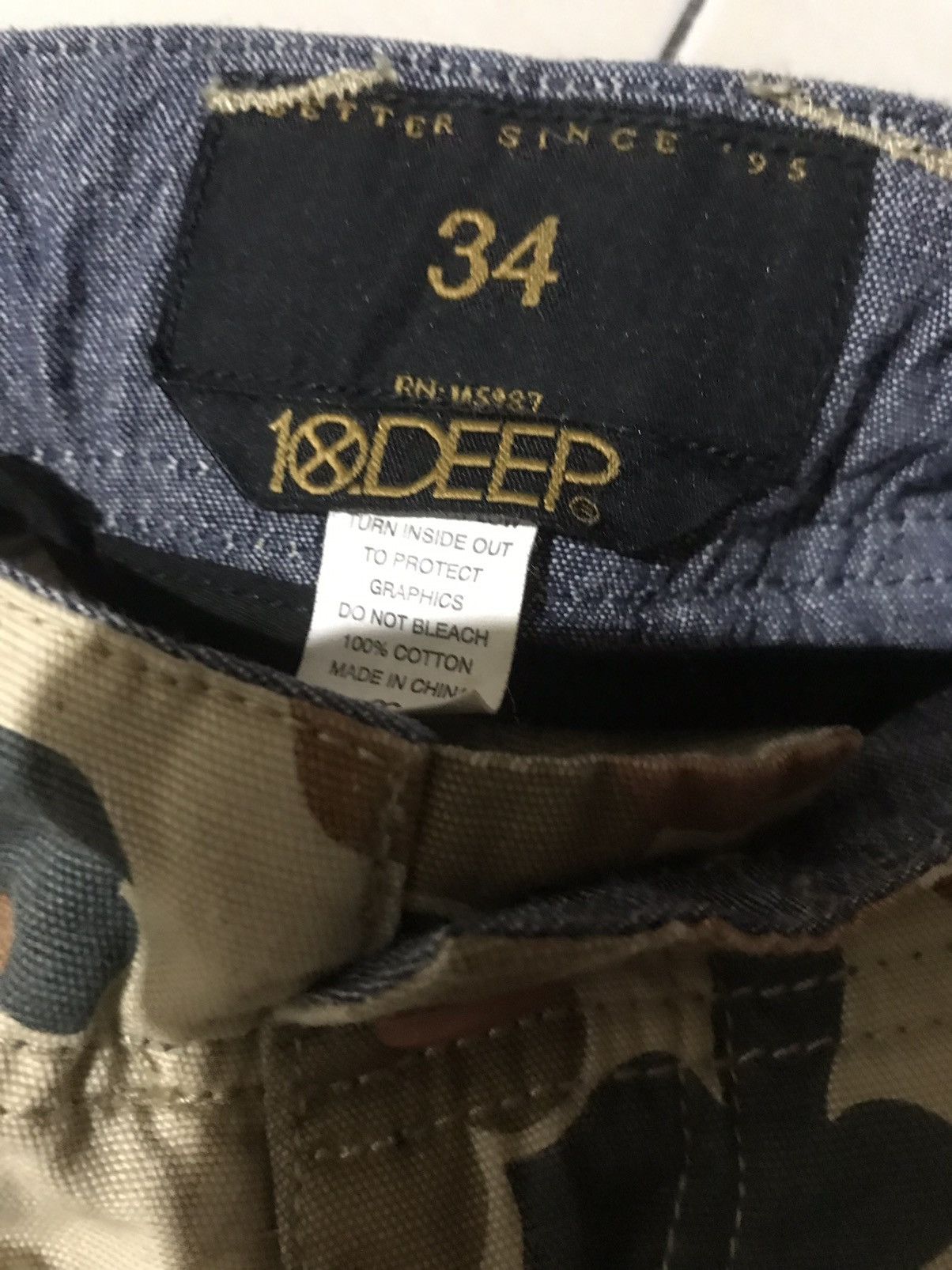 Japanese Brand Vtg Japanese Better Duck Camo Short Pant Size US 34 / EU 50 - 10 Thumbnail