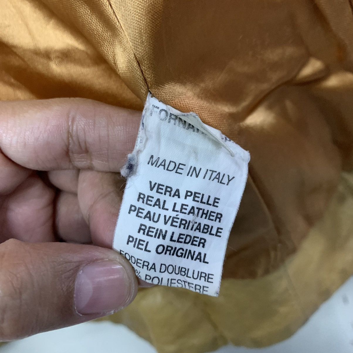 FORNASETTI 🇮🇹Fornarina Leather Jacket Size US XXS / EU 40 - 14 Thumbnail