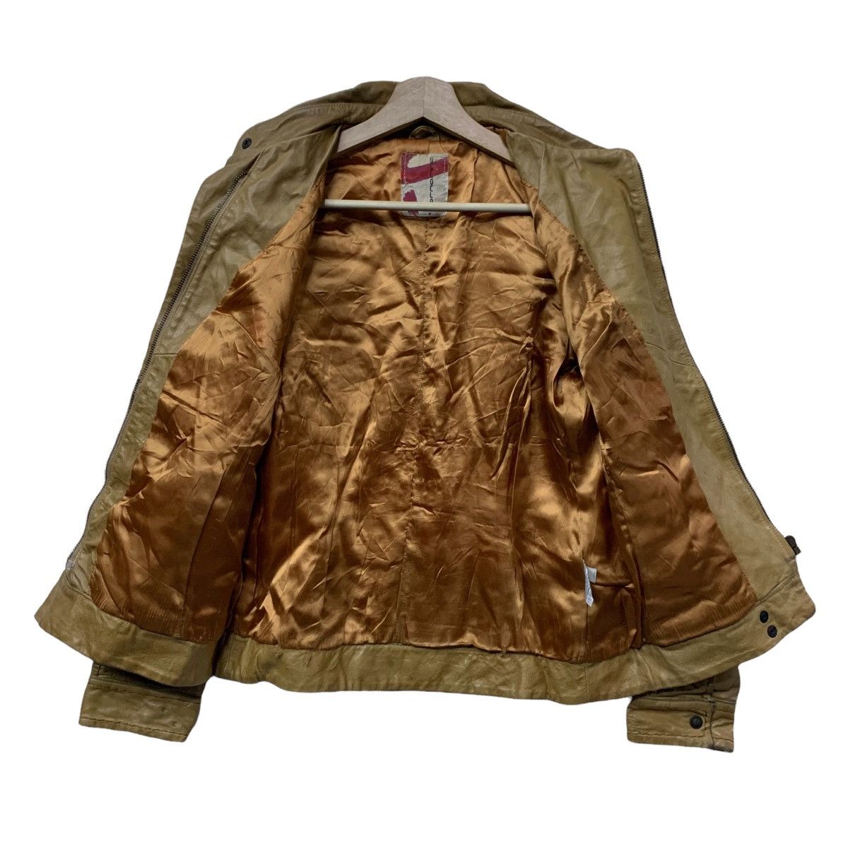 FORNASETTI 🇮🇹Fornarina Leather Jacket Size US XXS / EU 40 - 10 Thumbnail