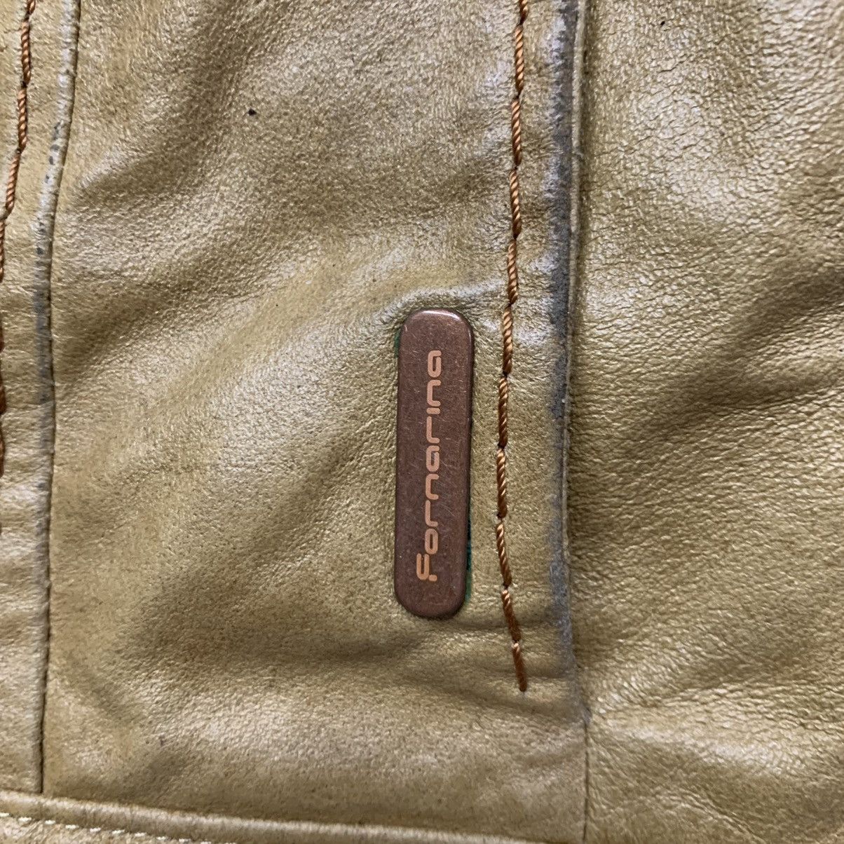 FORNASETTI 🇮🇹Fornarina Leather Jacket Size US XXS / EU 40 - 11 Thumbnail