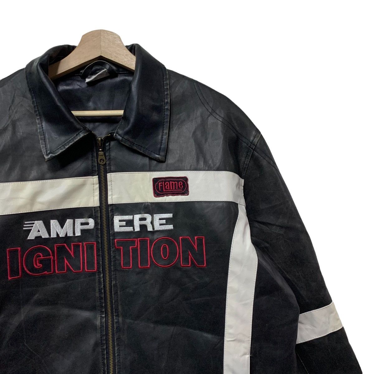 Japanese Brand Southern Ampere Ignition Motorsport Zipper Jacket Size US L / EU 52-54 / 3 - 3 Thumbnail