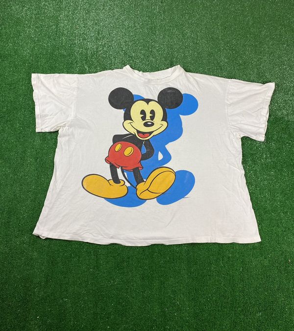 Vintage Vintage 90s Mickey Mouse Shadow T Shirt | Grailed