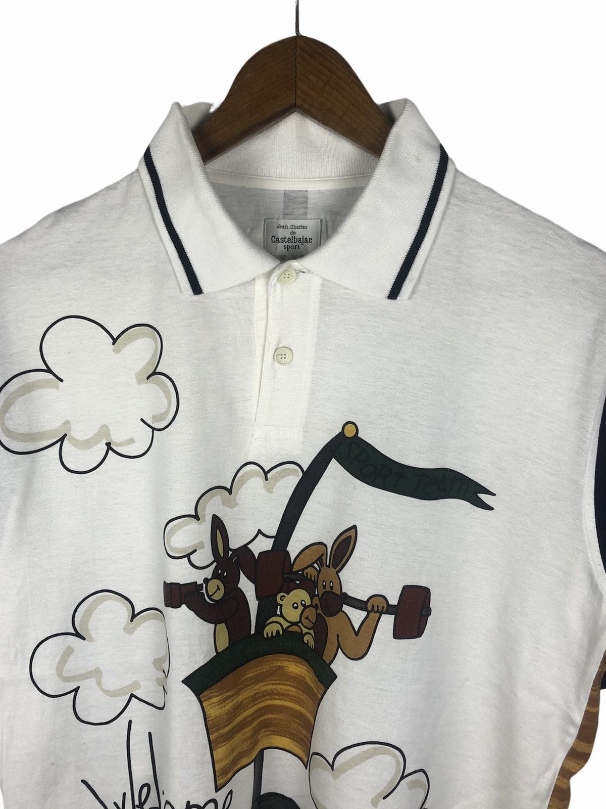 Jean Charles De Castelbajac Vintage Castelbajac Sport Polo Tee Size US L / EU 52-54 / 3 - 5 Thumbnail