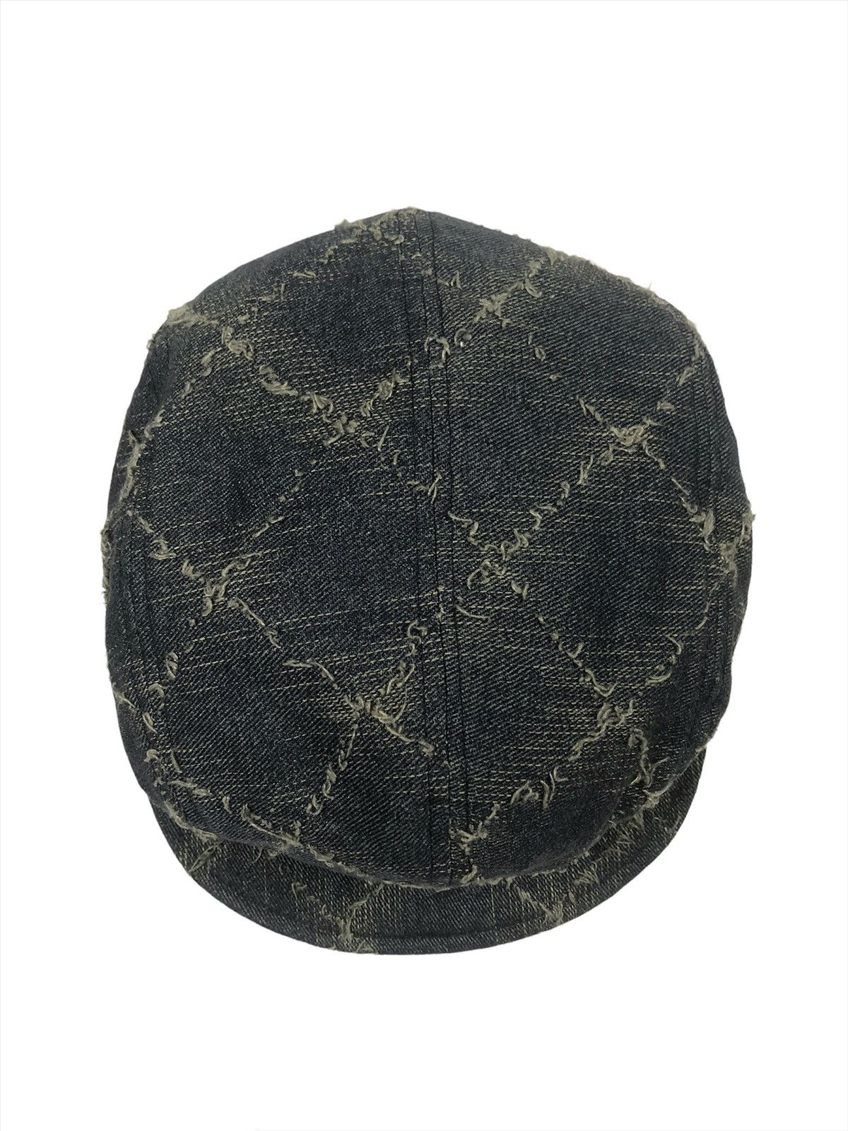Japanese Brand Vintage 🇯🇵 Worker Hat Distressed Boro Design Size ONE SIZE - 4 Thumbnail