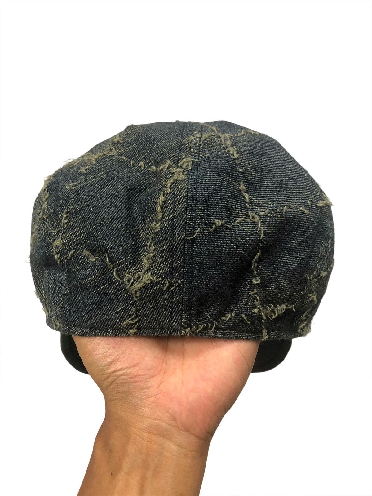 Japanese Brand Vintage 🇯🇵 Worker Hat Distressed Boro Design Size ONE SIZE - 6 Thumbnail