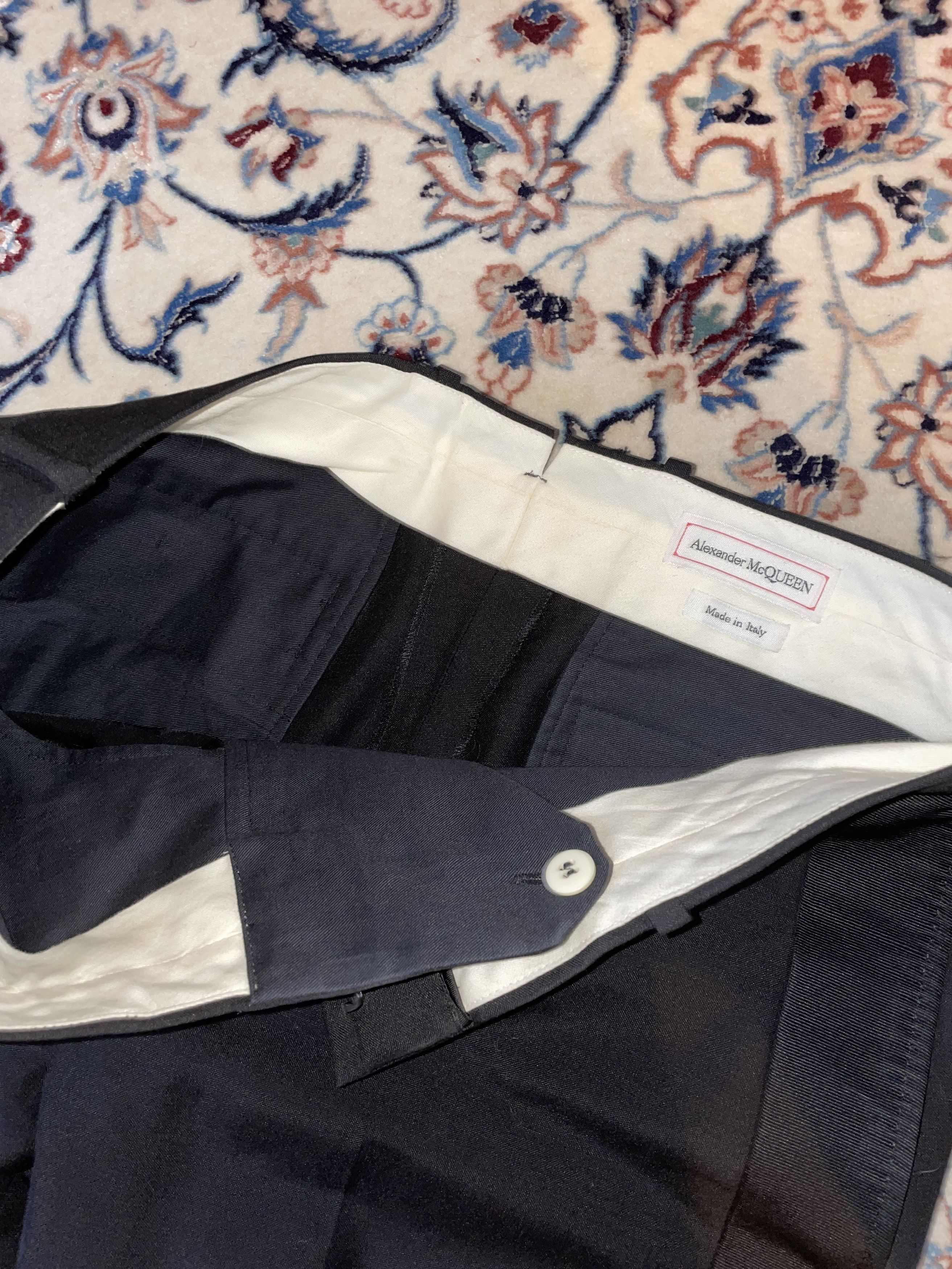 Alexander McQueen Alexander Mcqueen Wool Pants Size 50R - 2 Thumbnail