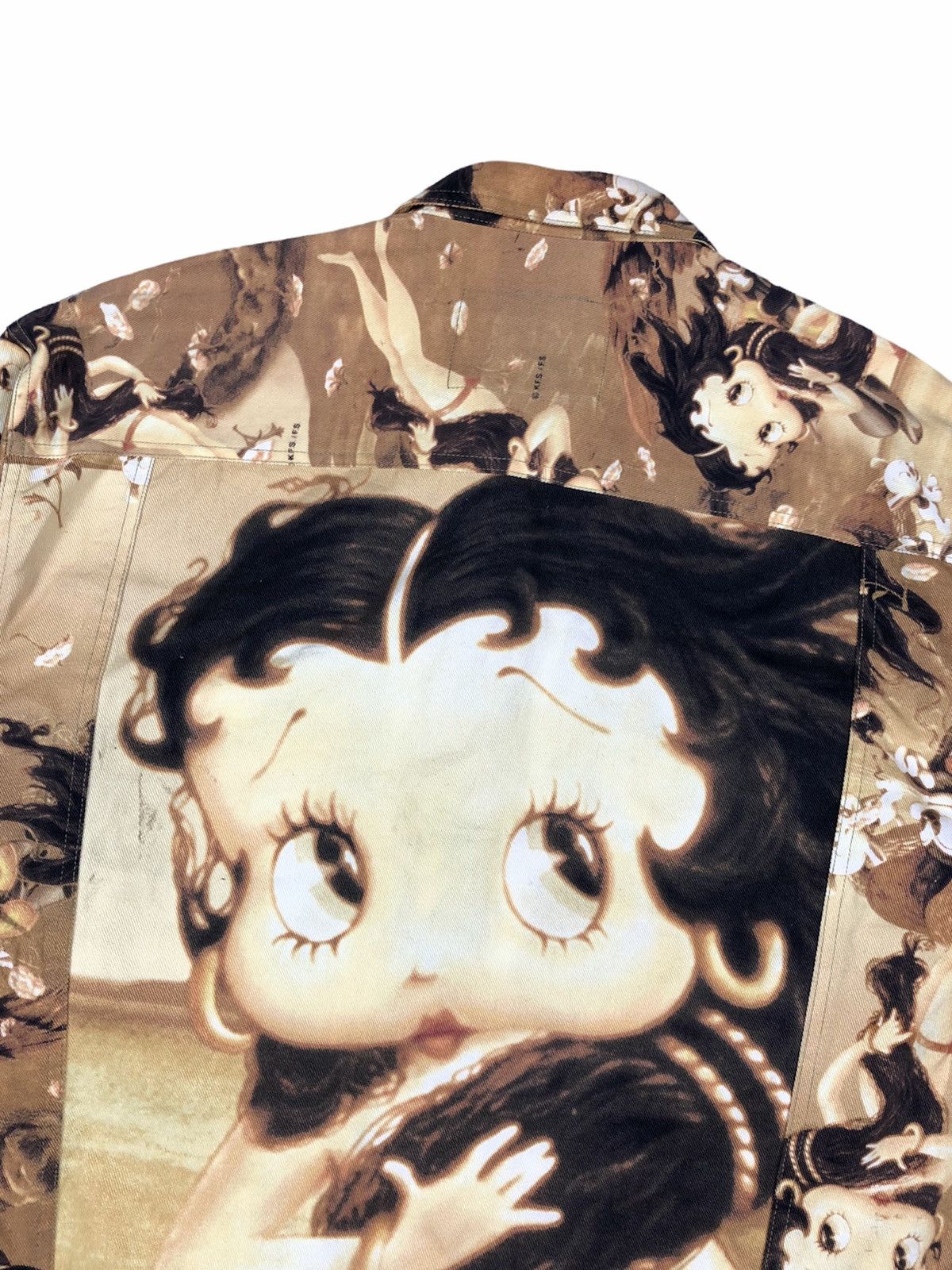 Cartoon Network RARE🔥True Vintage Betty Boop All Over Print Denim Jacket Size US M / EU 48-50 / 2 - 9 Thumbnail