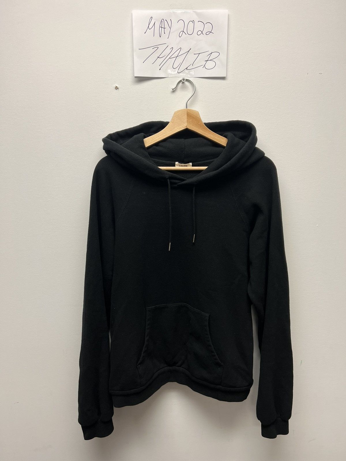 Black celine hoodie sale