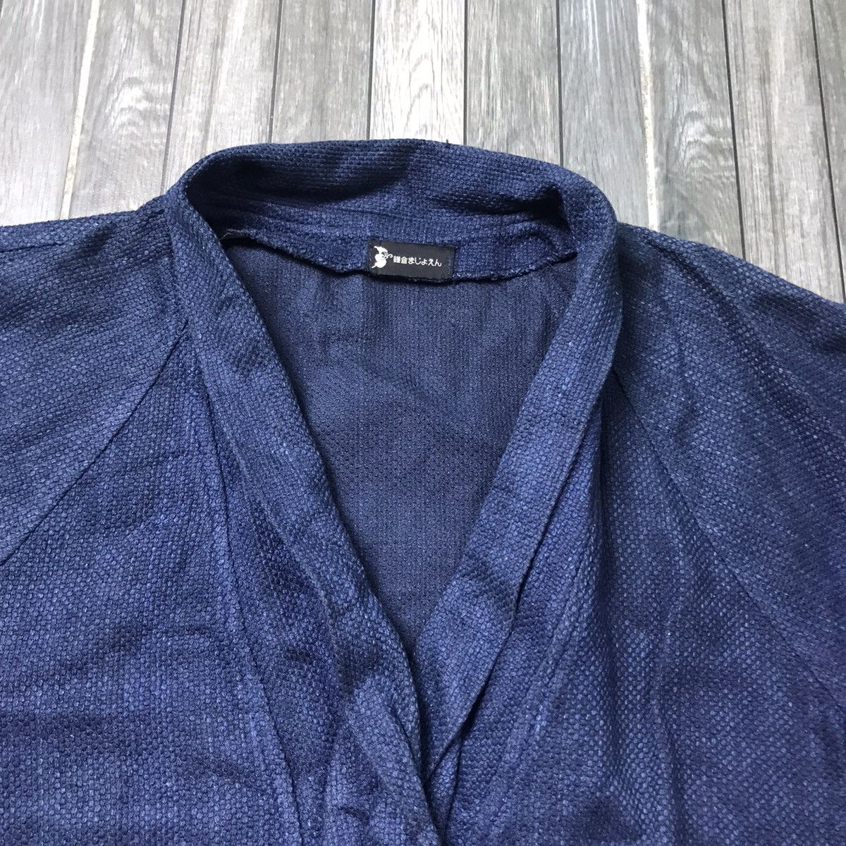Japanese Brand × Vintage RARE vintage kendo blazer indigo thick japanese fabric Size 40R - 3 Thumbnail