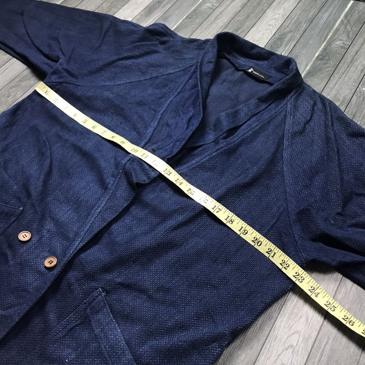 Japanese Brand × Vintage RARE vintage kendo blazer indigo thick japanese fabric Size 40R - 4 Thumbnail
