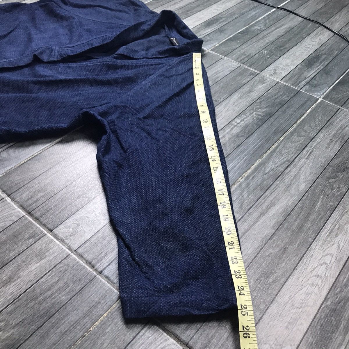 Japanese Brand × Vintage RARE vintage kendo blazer indigo thick japanese fabric Size 40R - 6 Thumbnail