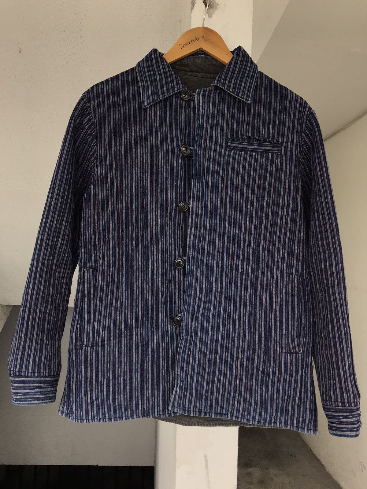 20471120 × Blue Blue Japan × Indigo PURE INDIGO BLUE BLUE JAPAN RIVERSIBLE JACKET Size US M / EU 48-50 / 2 - 7 Thumbnail