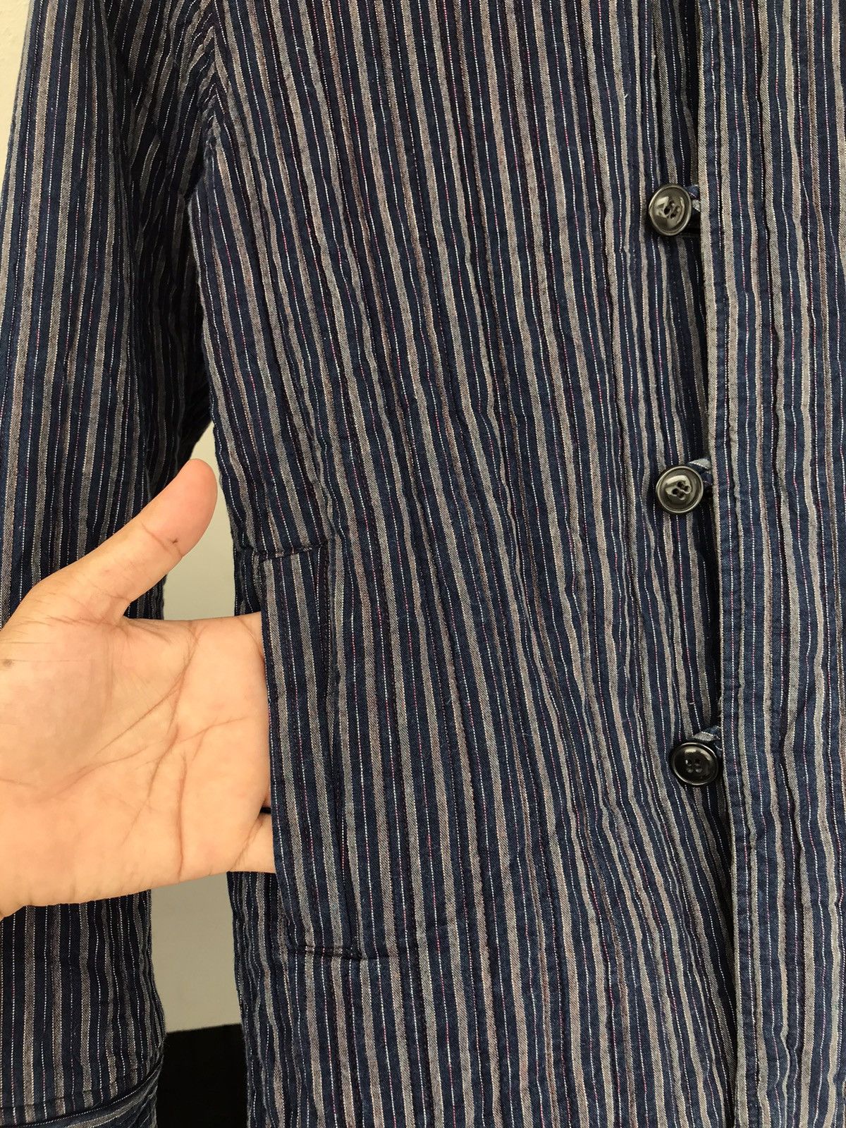 20471120 × Blue Blue Japan × Indigo PURE INDIGO BLUE BLUE JAPAN RIVERSIBLE JACKET Size US M / EU 48-50 / 2 - 10 Thumbnail