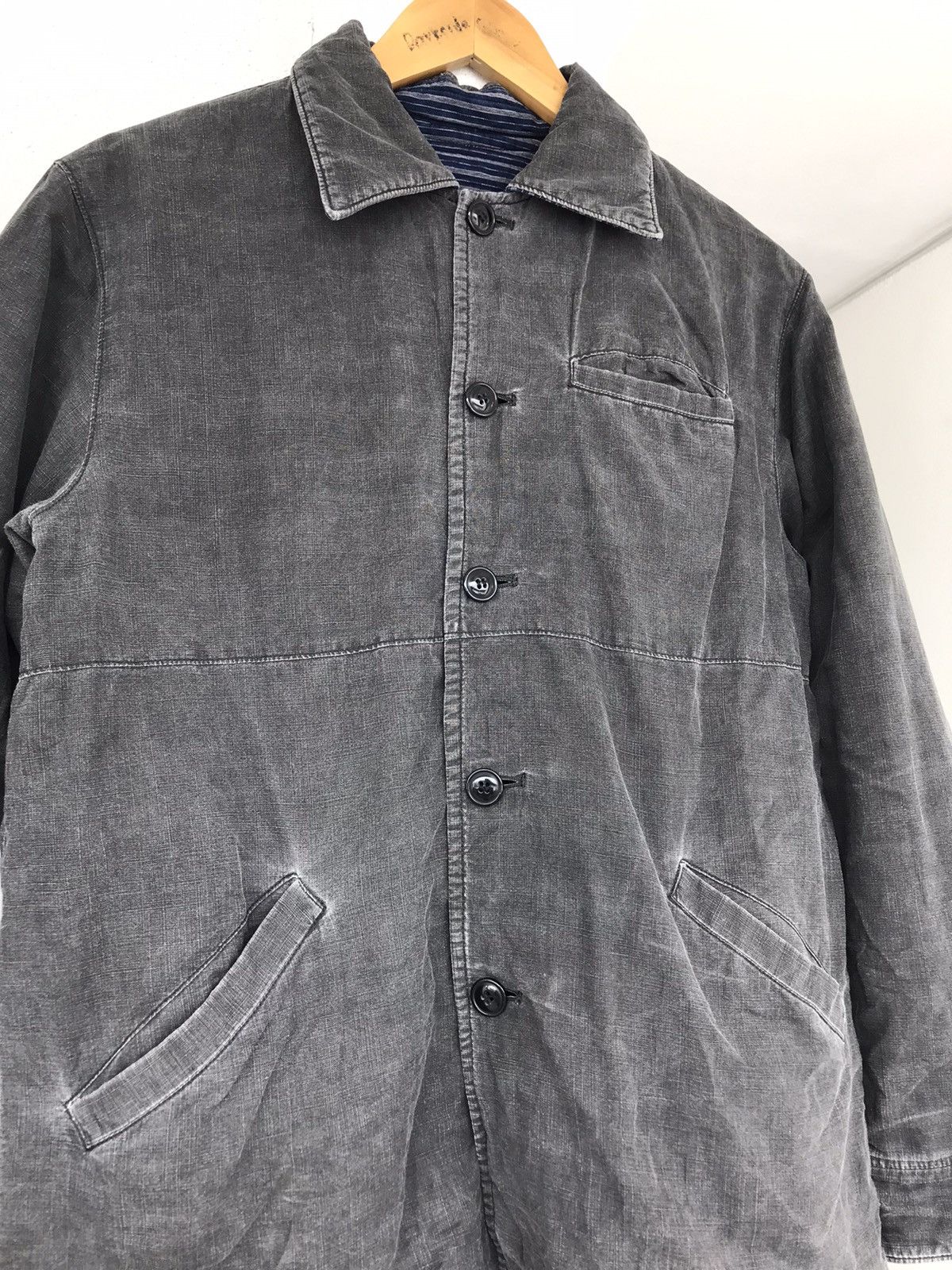 20471120 × Blue Blue Japan × Indigo PURE INDIGO BLUE BLUE JAPAN RIVERSIBLE JACKET Size US M / EU 48-50 / 2 - 17 Thumbnail