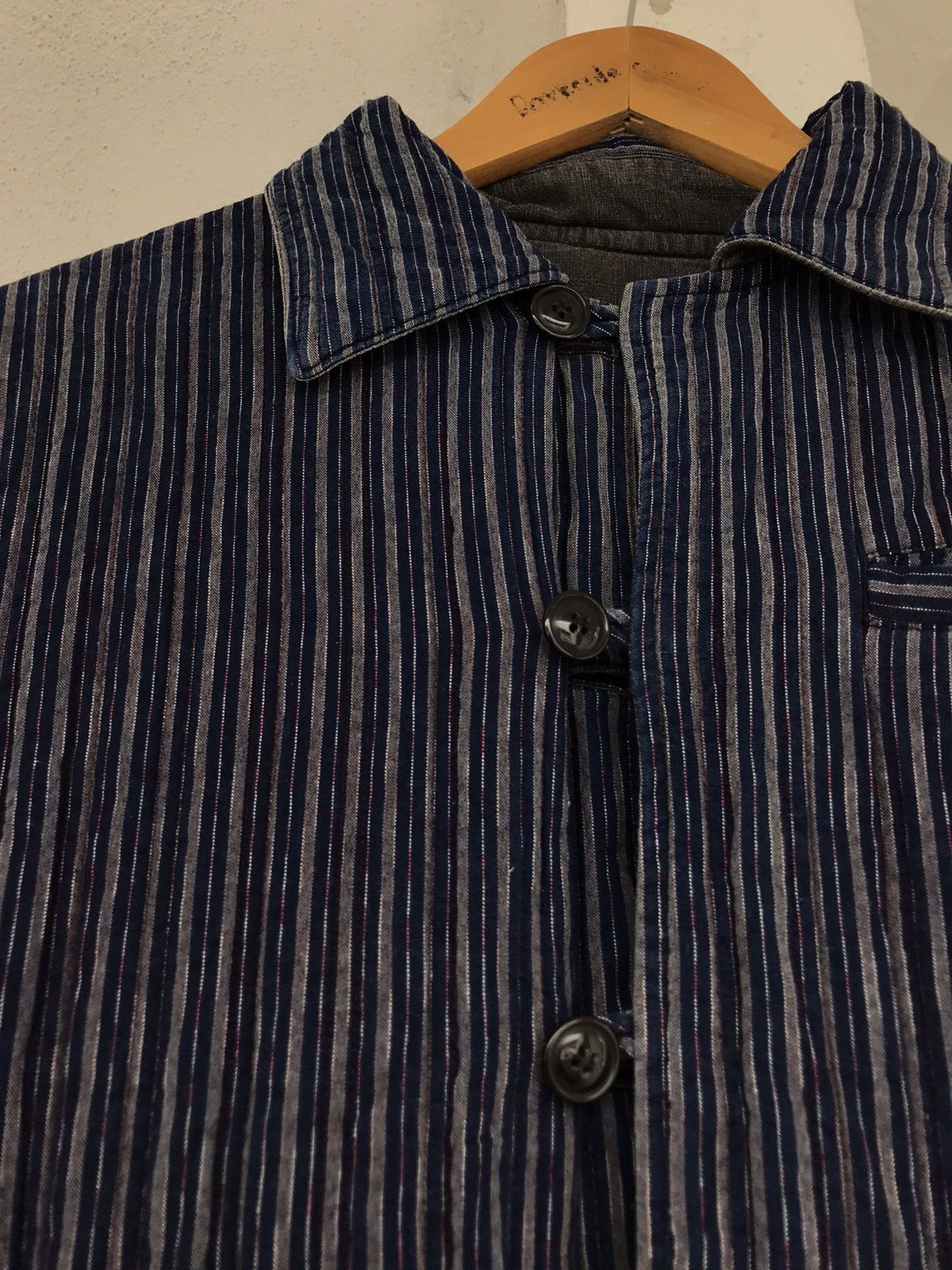 20471120 × Blue Blue Japan × Indigo PURE INDIGO BLUE BLUE JAPAN RIVERSIBLE JACKET Size US M / EU 48-50 / 2 - 9 Thumbnail