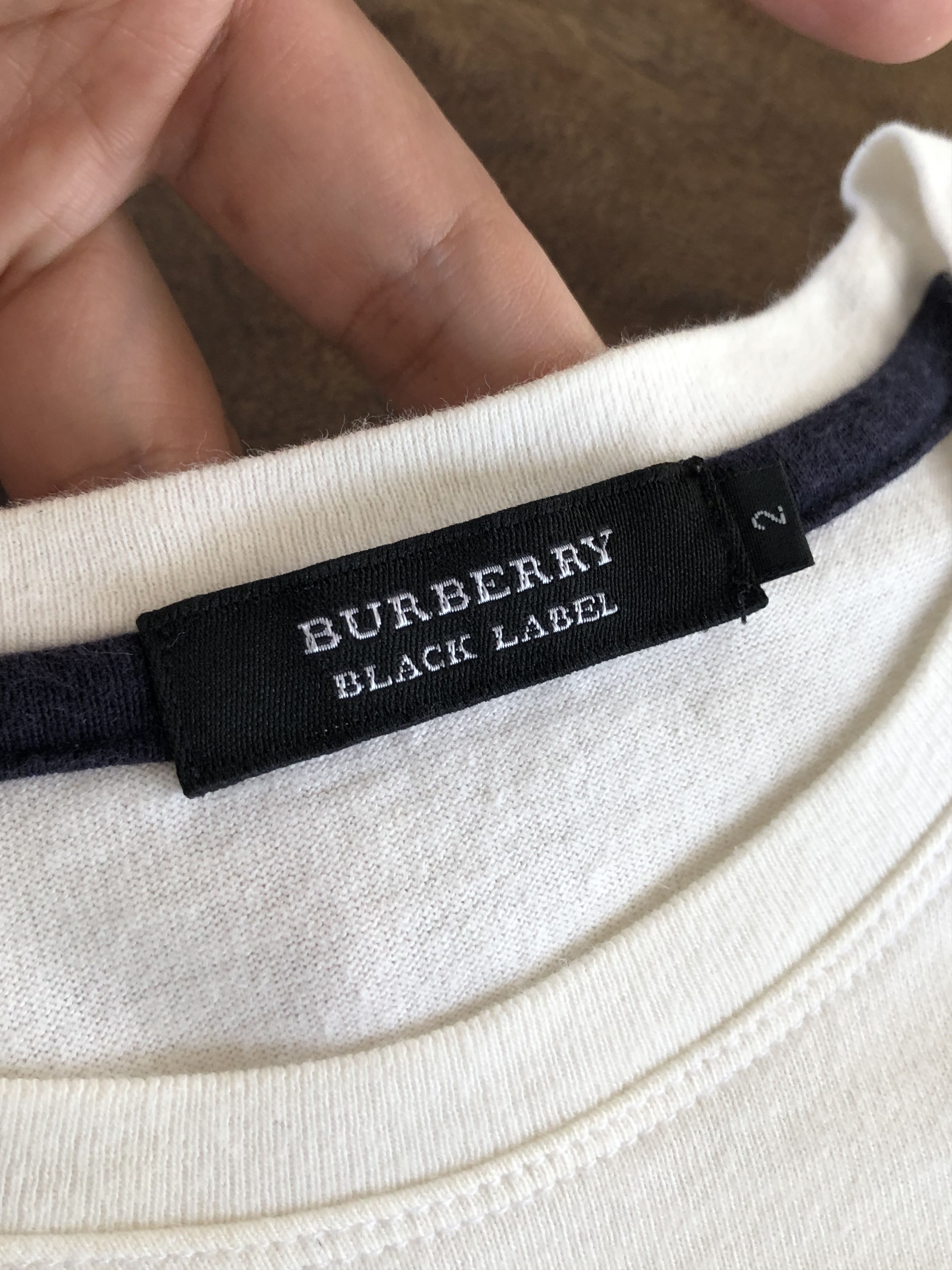 Burberry BURBERRY BLACK LABEL EMBROIDERIES SPELL OUT MADE IN JAPAN Size US S / EU 44-46 / 1 - 5 Thumbnail