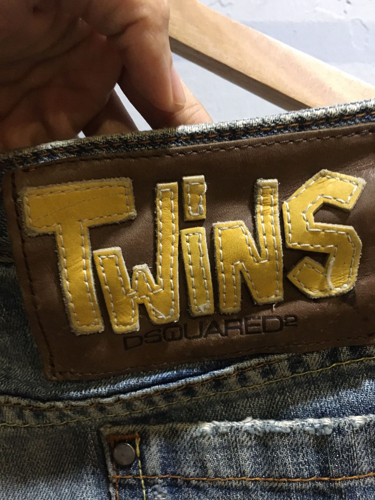 Dsquared2 Twins Dsquared2 Distressed Denim Jeans Size US 32 / EU 48 - 6 Thumbnail