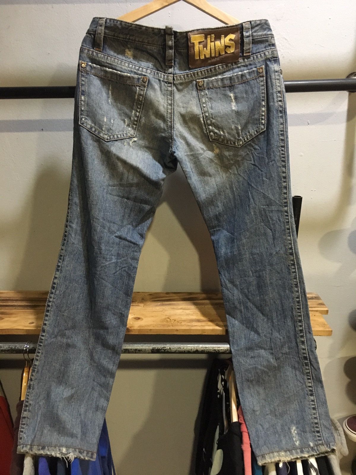 Dsquared2 Twins Dsquared2 Distressed Denim Jeans Size US 32 / EU 48 - 2 Thumbnail