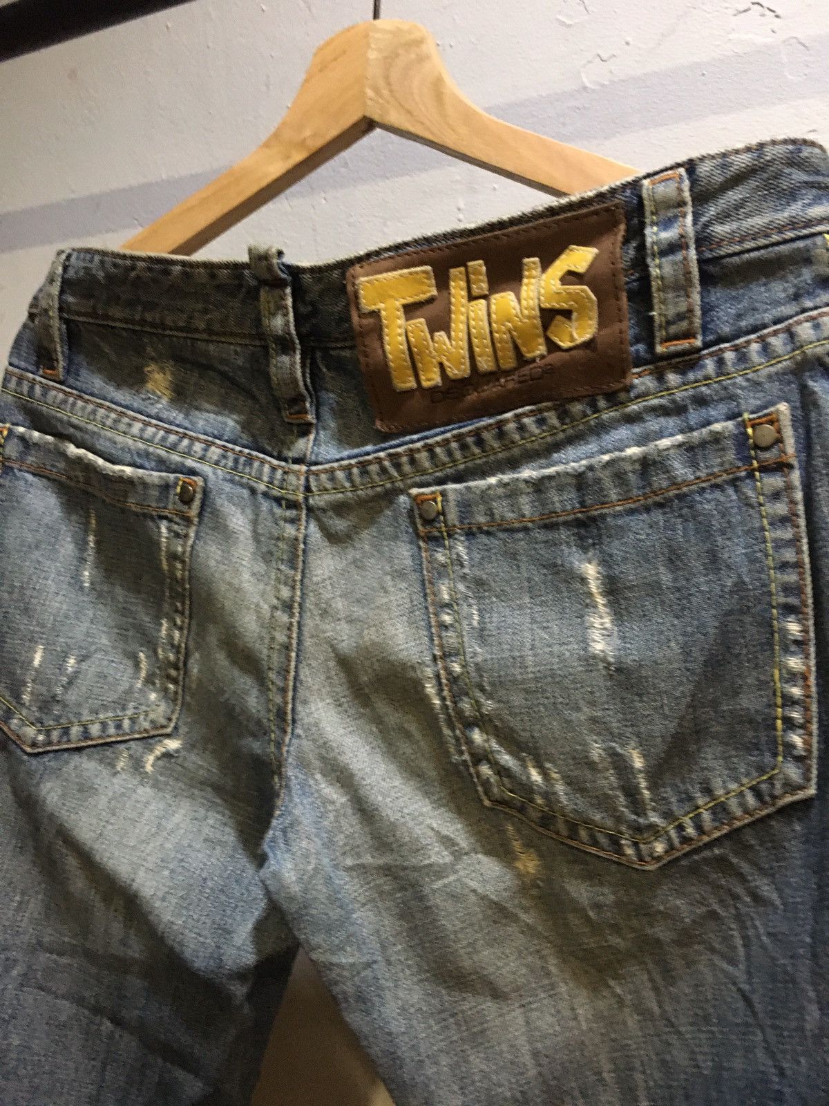 Dsquared2 Twins Dsquared2 Distressed Denim Jeans Size US 32 / EU 48 - 5 Thumbnail