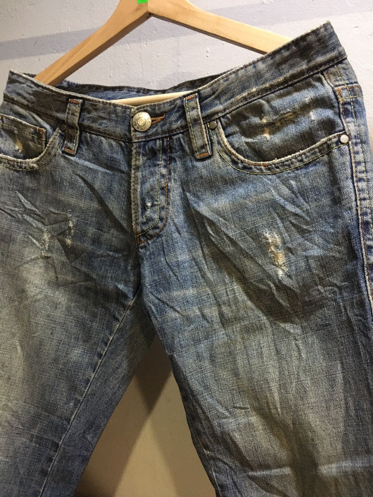 Dsquared2 Twins Dsquared2 Distressed Denim Jeans Size US 32 / EU 48 - 3 Thumbnail