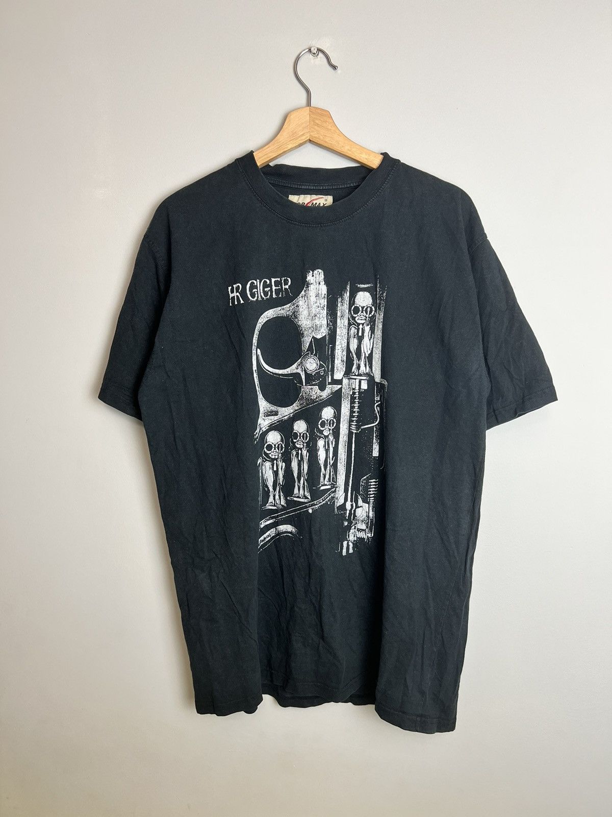 Vintage Rare Vintage 90s Hr Giger Sci Fi Art Tee Alien Movie Hype | Grailed