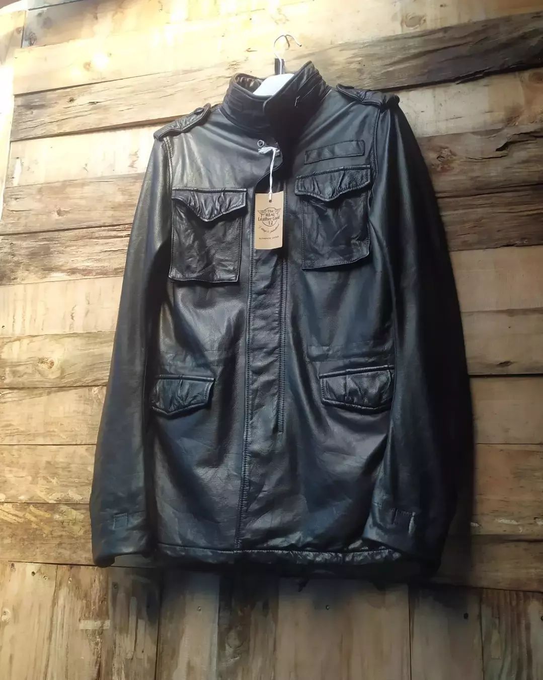 Japanese Brand WJK JPN LEATHER BLACK M66 MILITARY JACKET Size US S / EU 44-46 / 1 - 6 Thumbnail