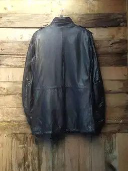 Japanese Brand WJK JPN LEATHER BLACK M66 MILITARY JACKET Size US S / EU 44-46 / 1 - 8 Thumbnail
