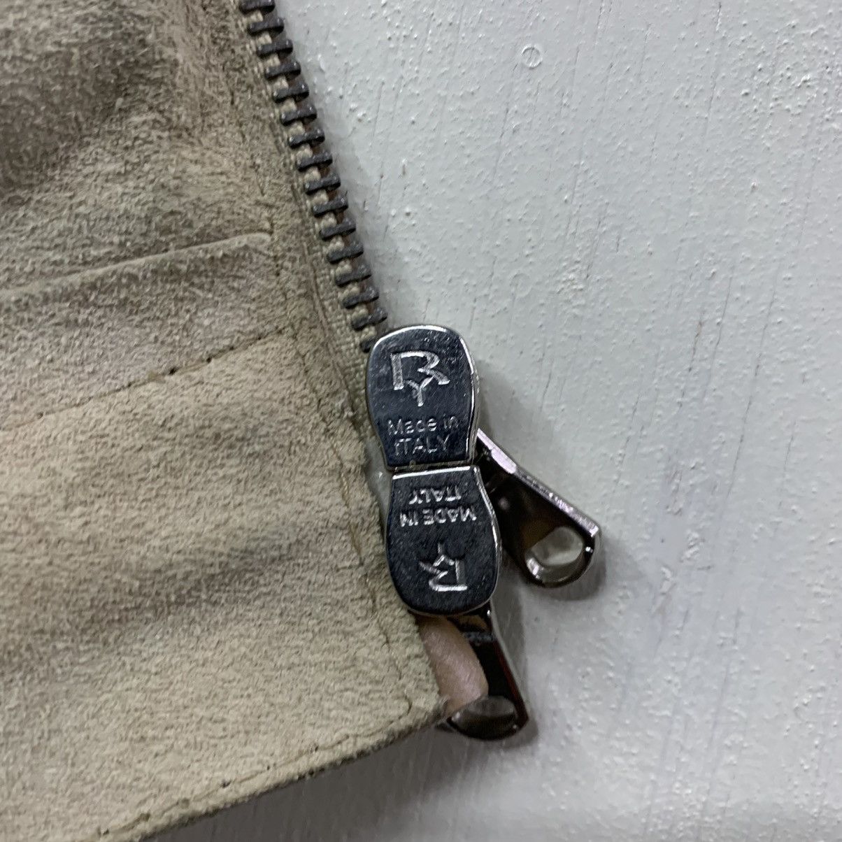 United Colors Of Benetton 🇮🇹United Colors Of Benetton Cowhide Suede Zipper Jacket Size US S / EU 44-46 / 1 - 13 Thumbnail