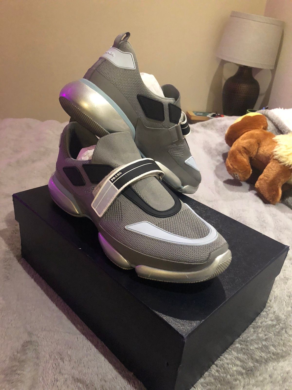 Pre-owned Prada Cloudbust Shoes In Grey